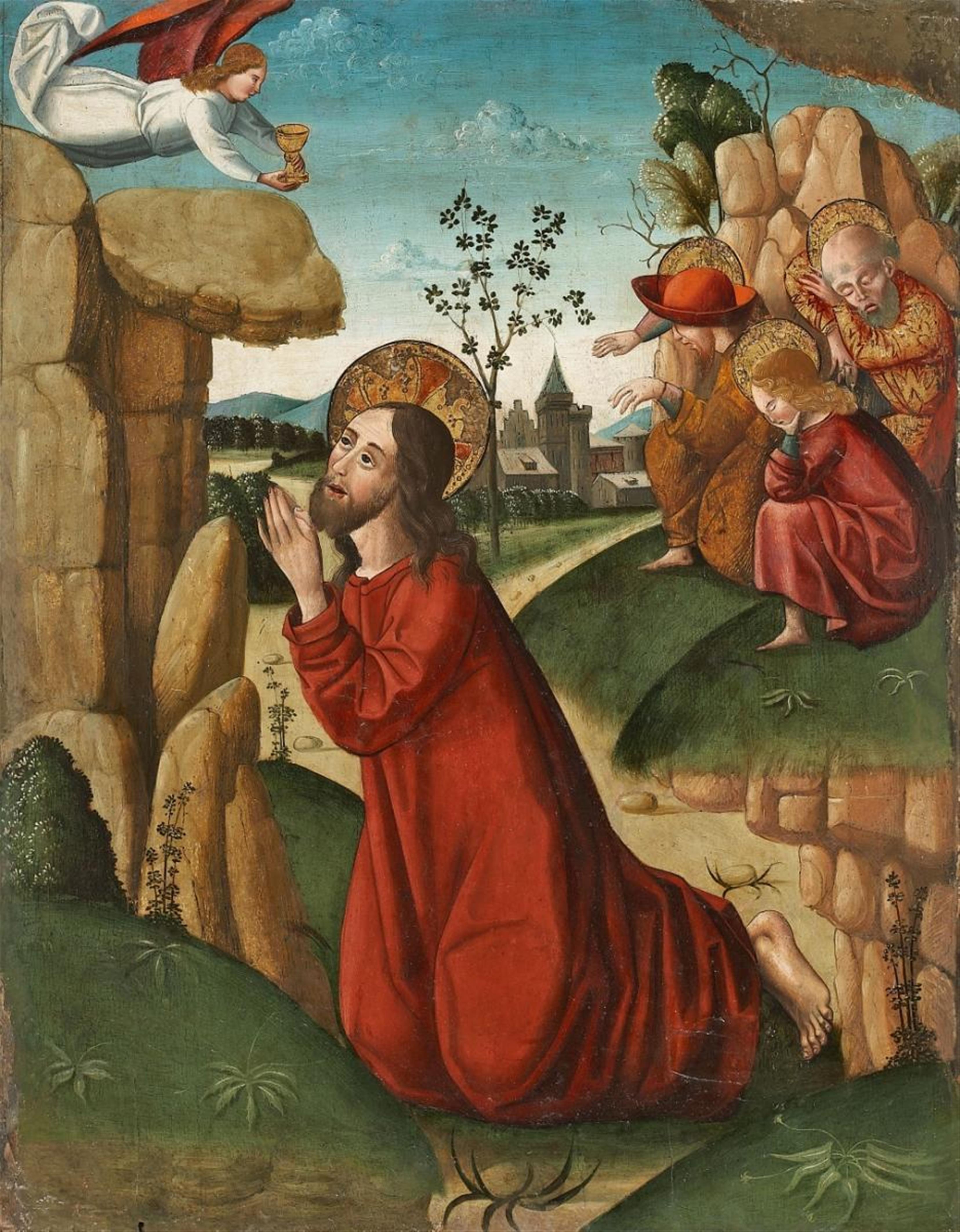 Niederdeutscher Meister circa 1480 - CHRIST IN AGONY - image-1