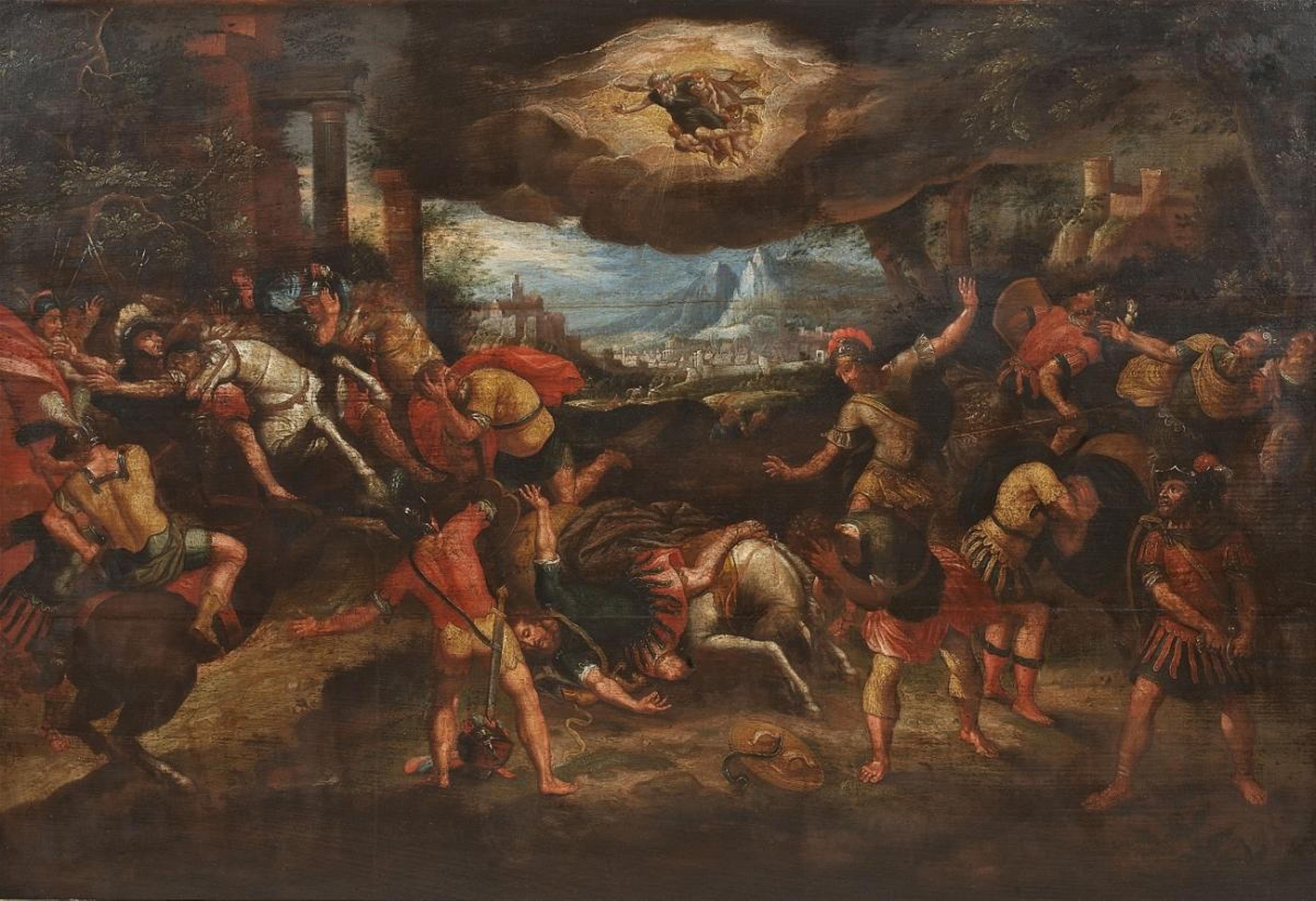 Niederländischer Meister des 17. Jahrhunderts - DIE BEKEHRUNG DES PAULUS VOR DAMASKUS - image-1