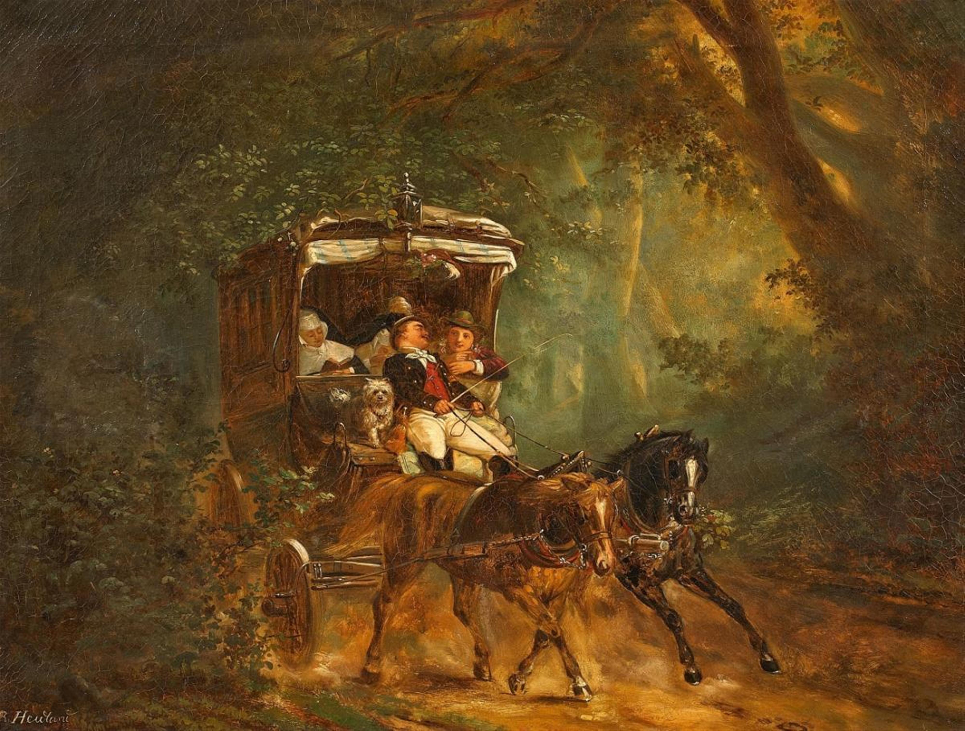 B. Heidland - THE STAGE COACH IN THE FOREST - image-1