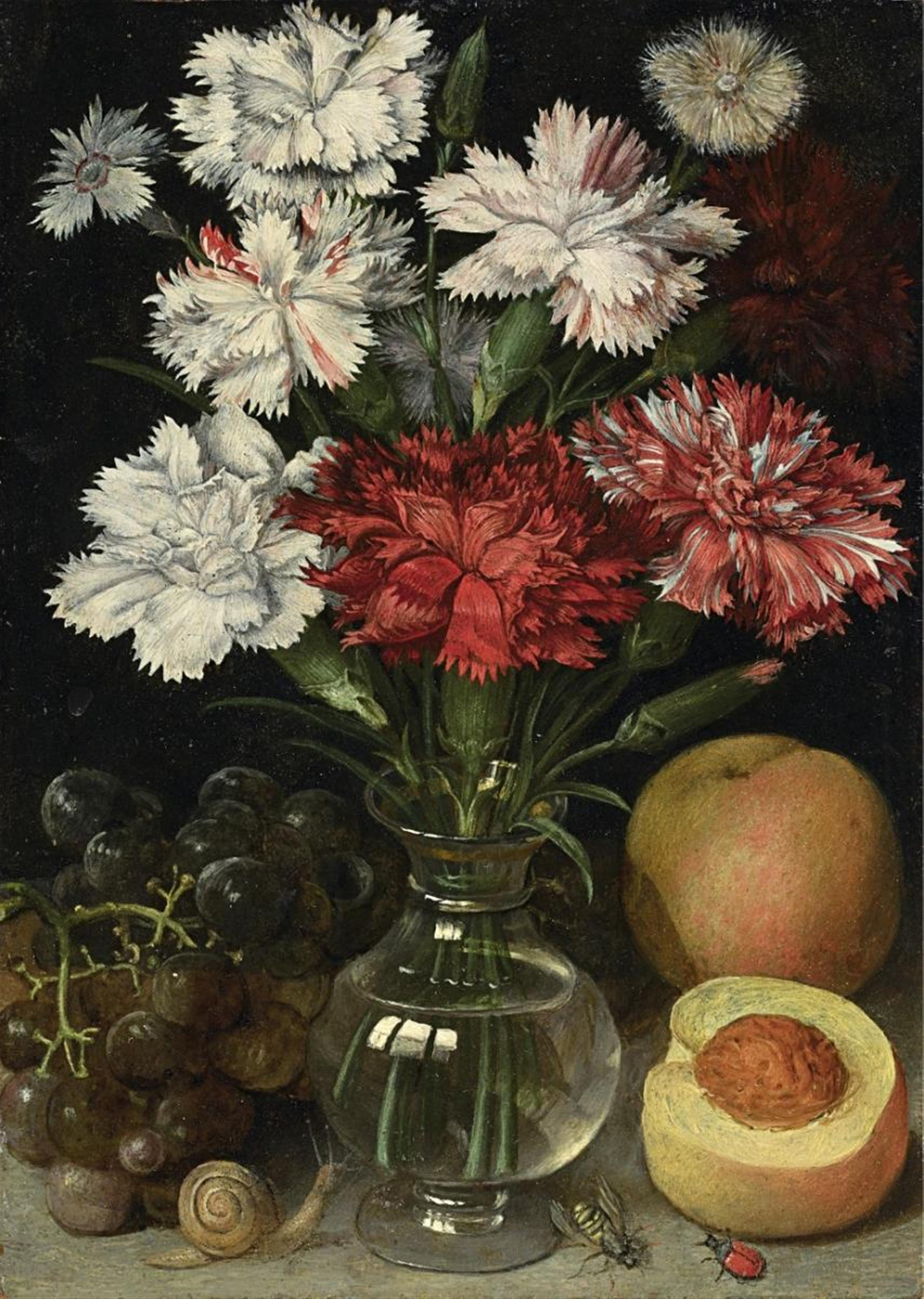 Georg Flegel - STILL LIFE OF FLOWERS IN A MANNERIST VASE STILL LIFE OF FLOWERS IN A GLASS VASE - image-2