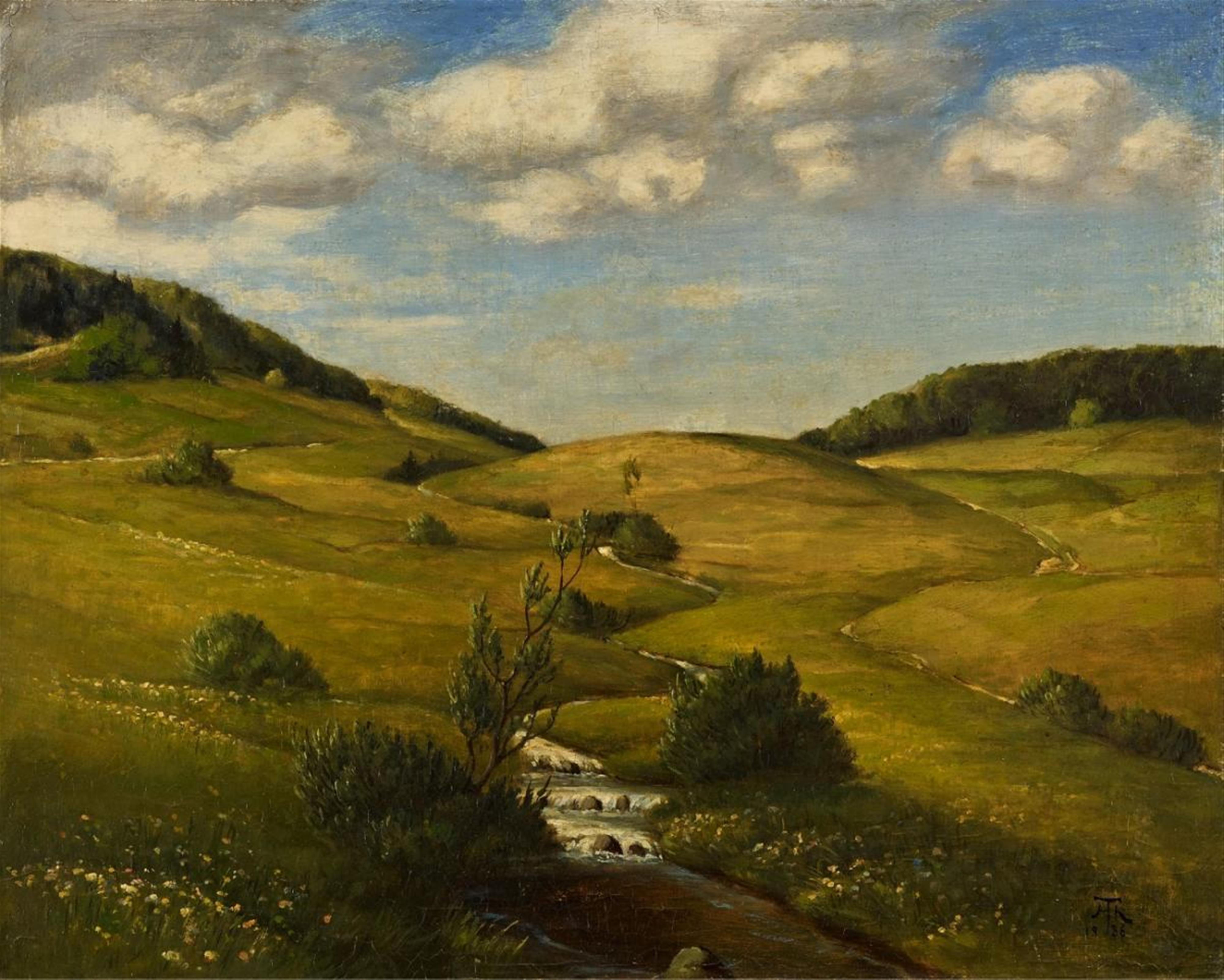 Hans Thoma - LANDSCAPE IN THE BLACK FOREST - image-1