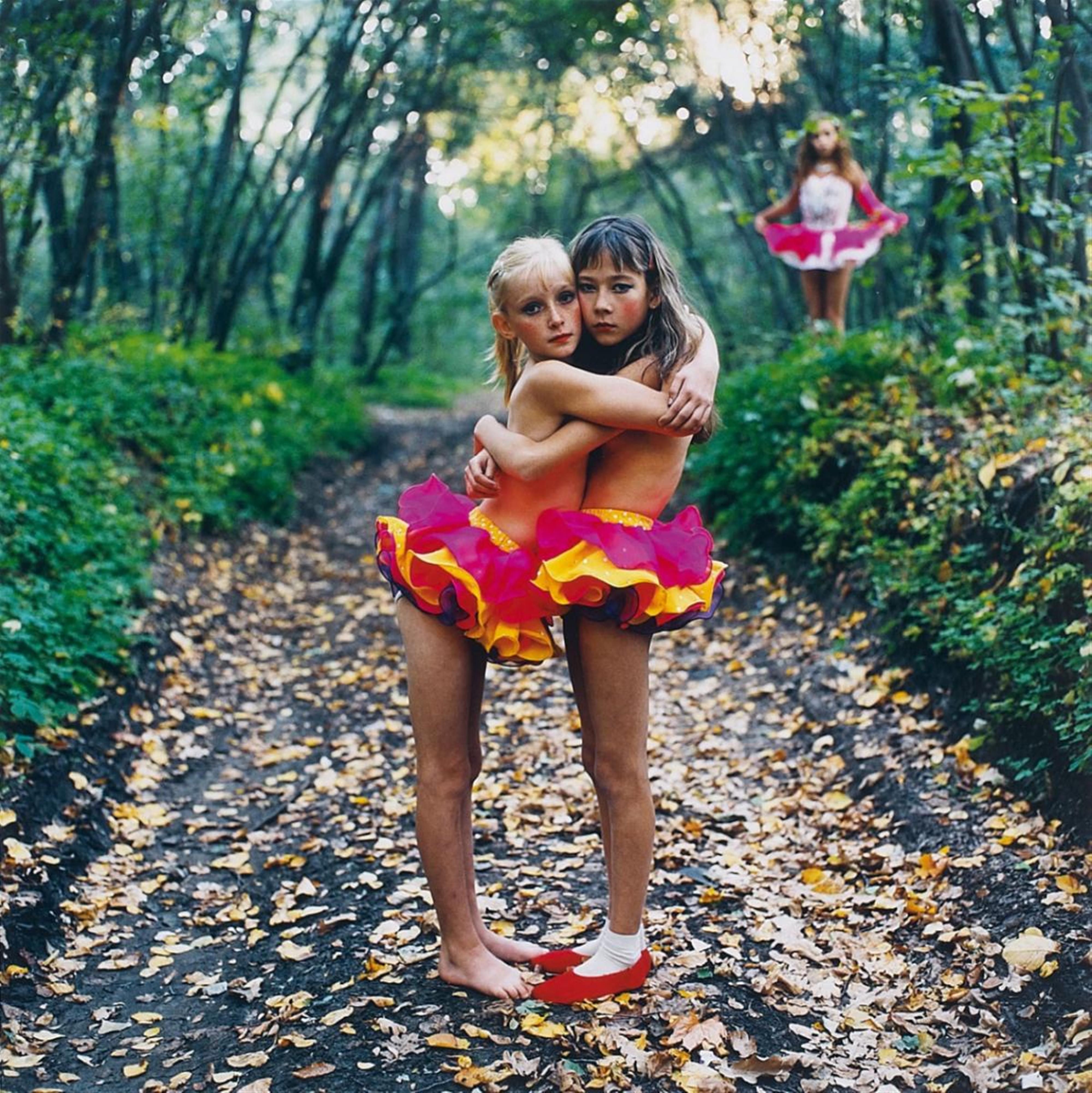 Michal Chelbin - Xenia, Janna and Alona in the Woods, Russia - image-1