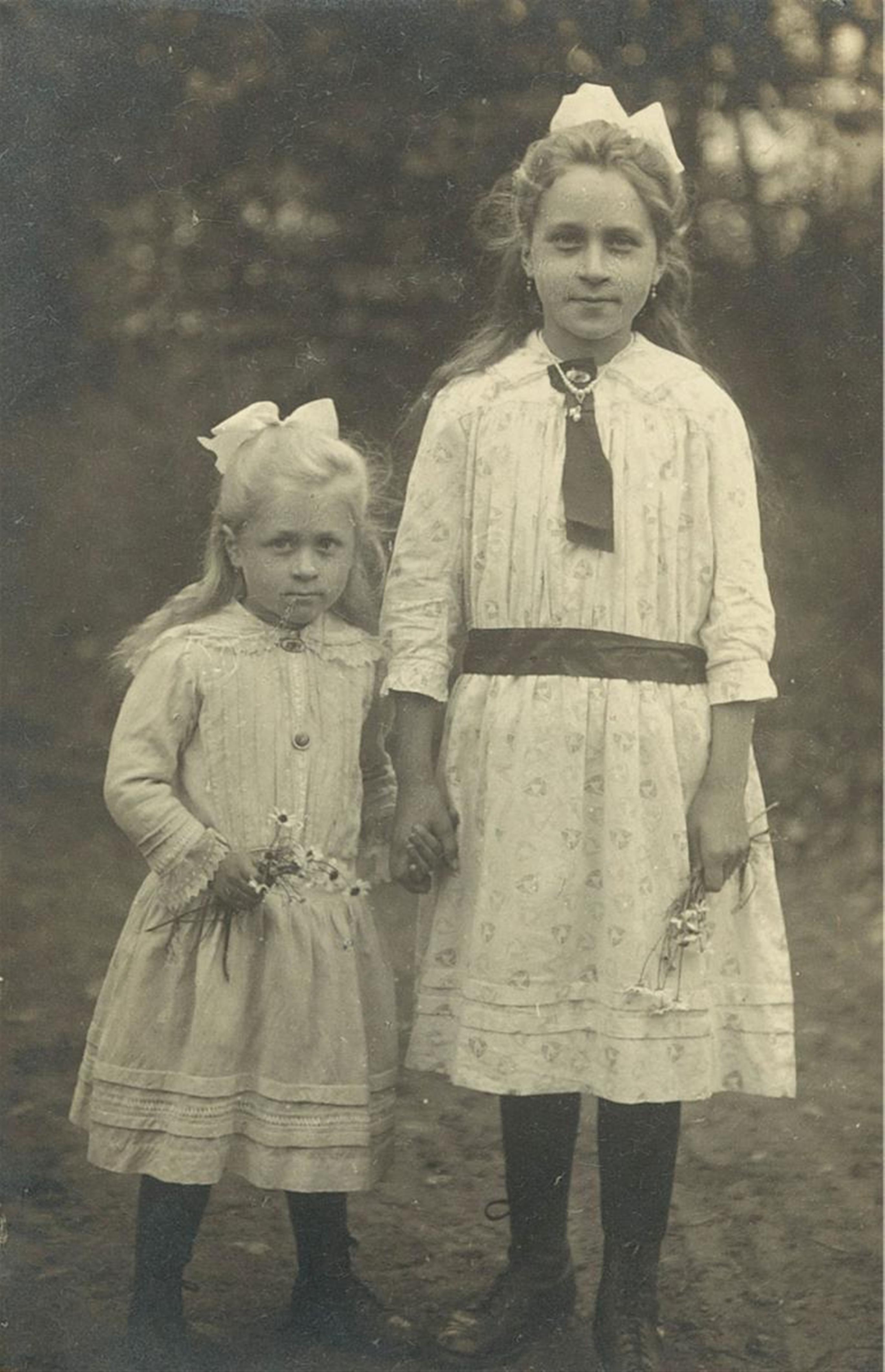 August Sander - Untitled (Portrait of two Sisters) - image-1