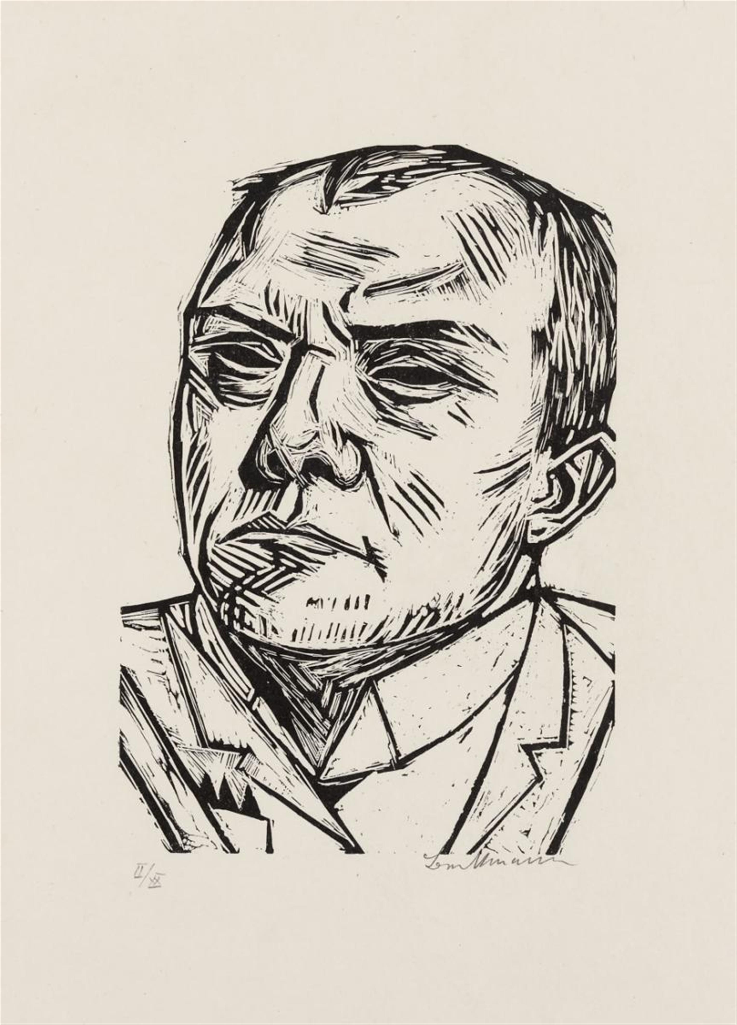 Max Beckmann - Selbstbildnis (Self-Portrait) - image-1