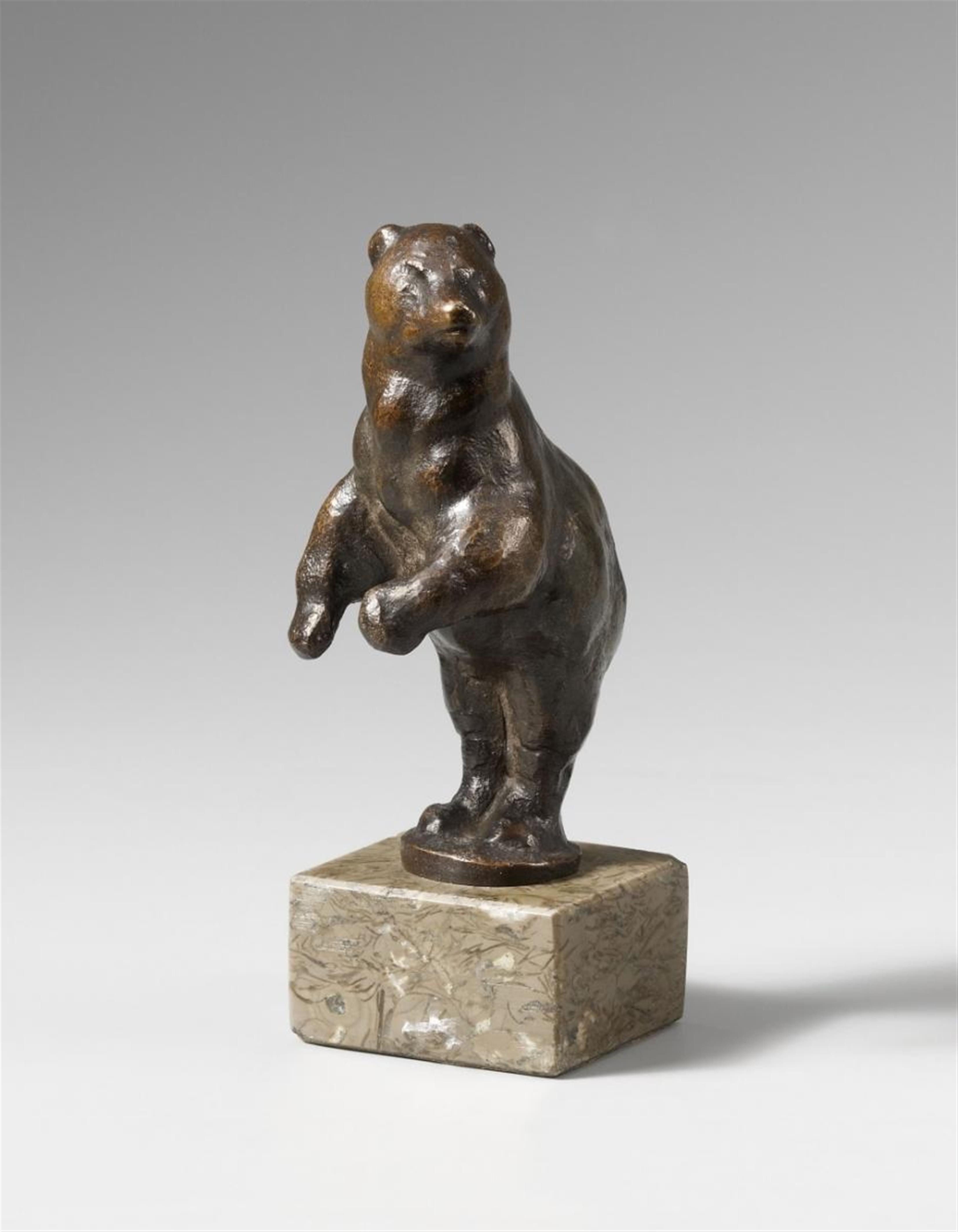 August Gaul - Stehender Bär, Petschaft (Standing Bear, Seal-Stamp) - image-1