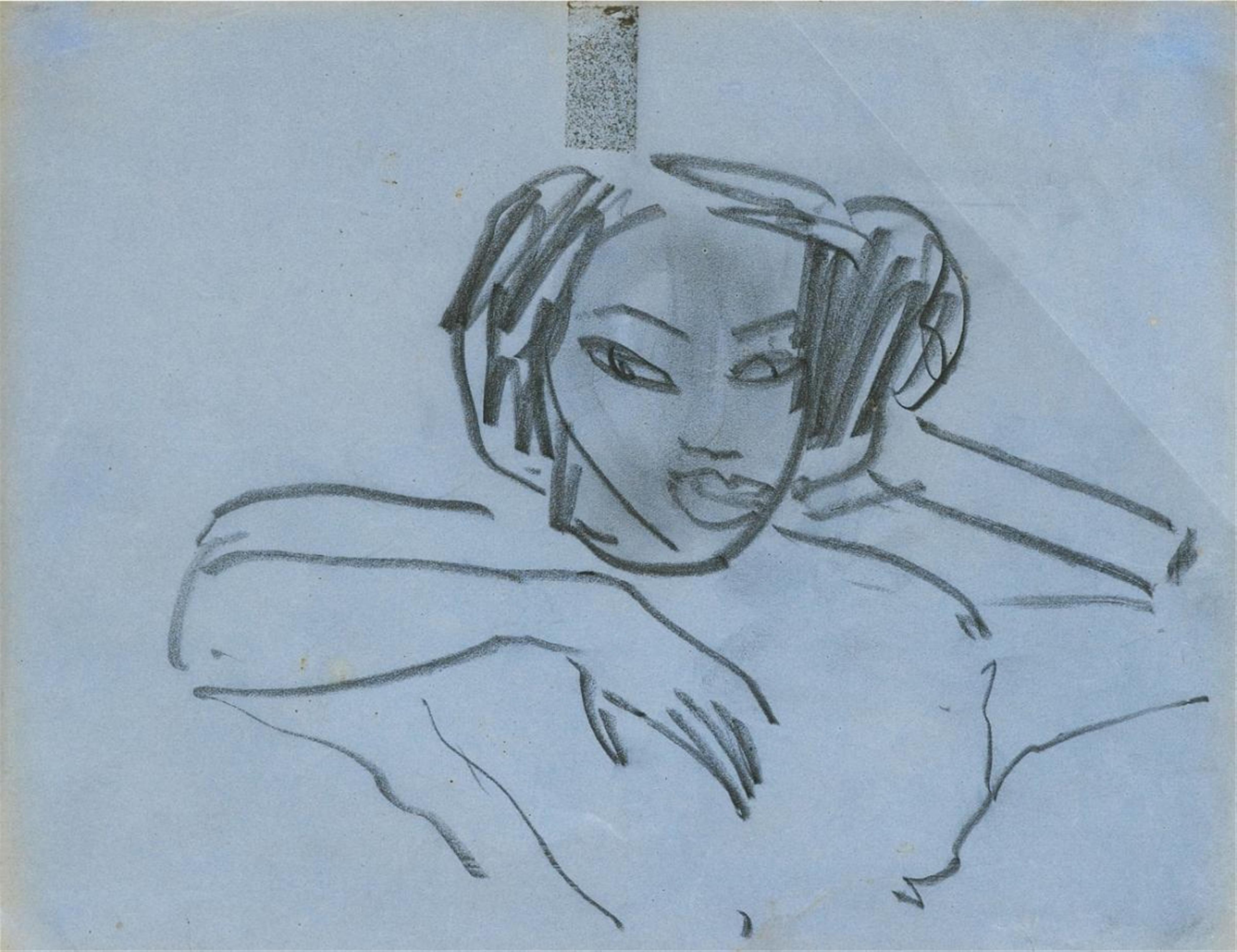 Ernst Ludwig Kirchner - Negermädchen-Kopf Milly (Head of Negro Girl Milly) - image-1