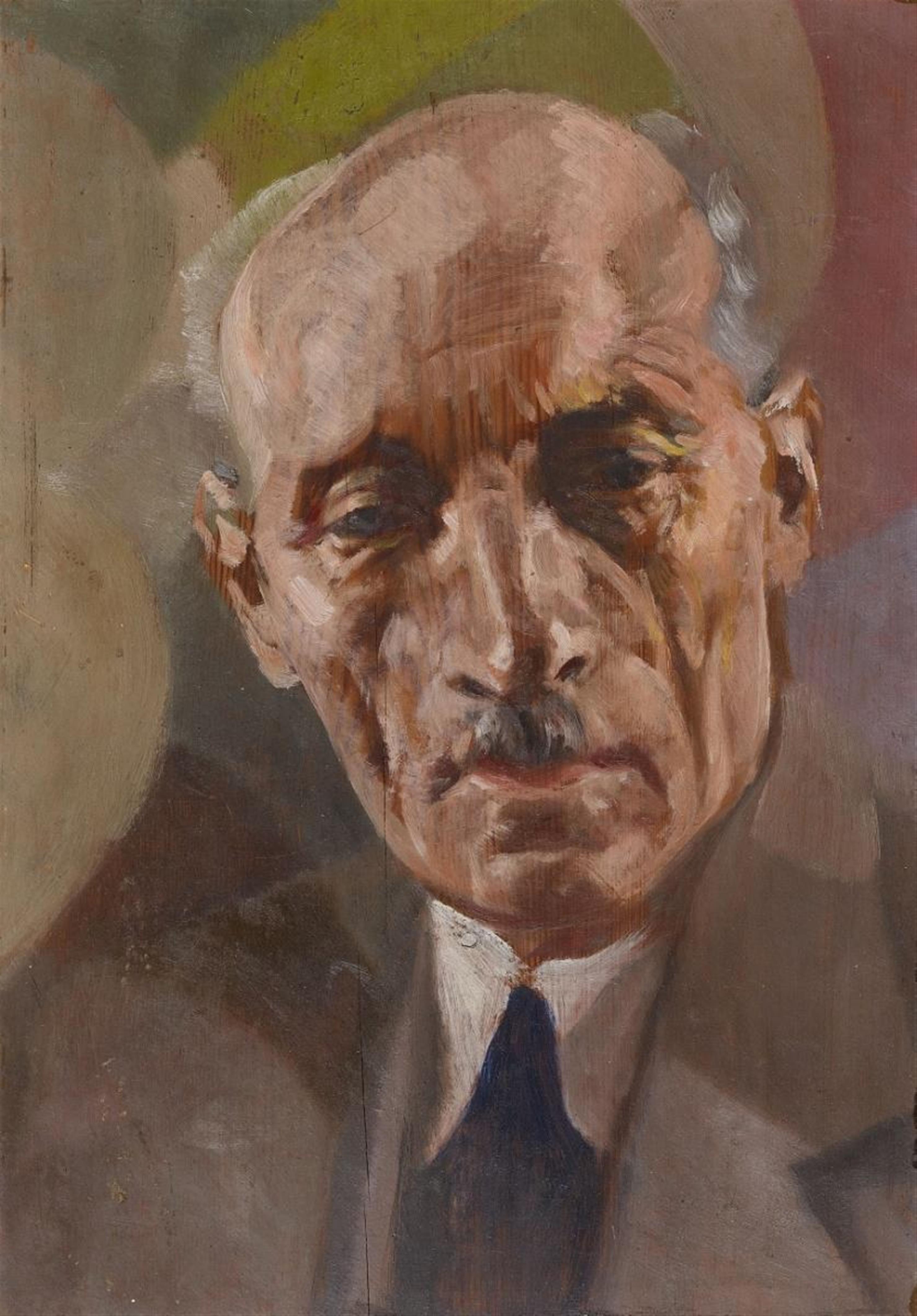 William Wauer - Porträt Karl Hofer (Portrait of Karl Hofer) - image-1