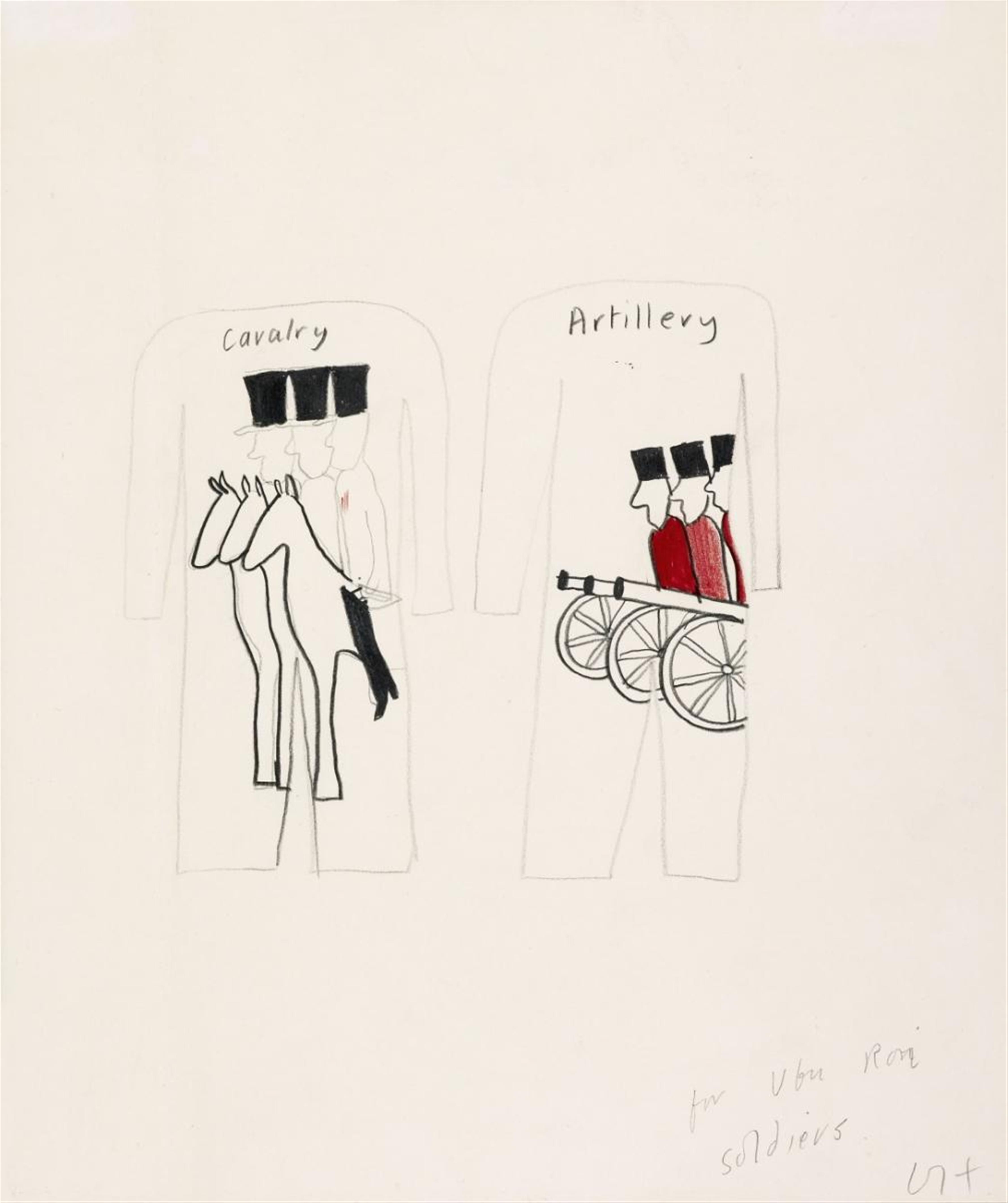 David Hockney - Soldiers - image-1