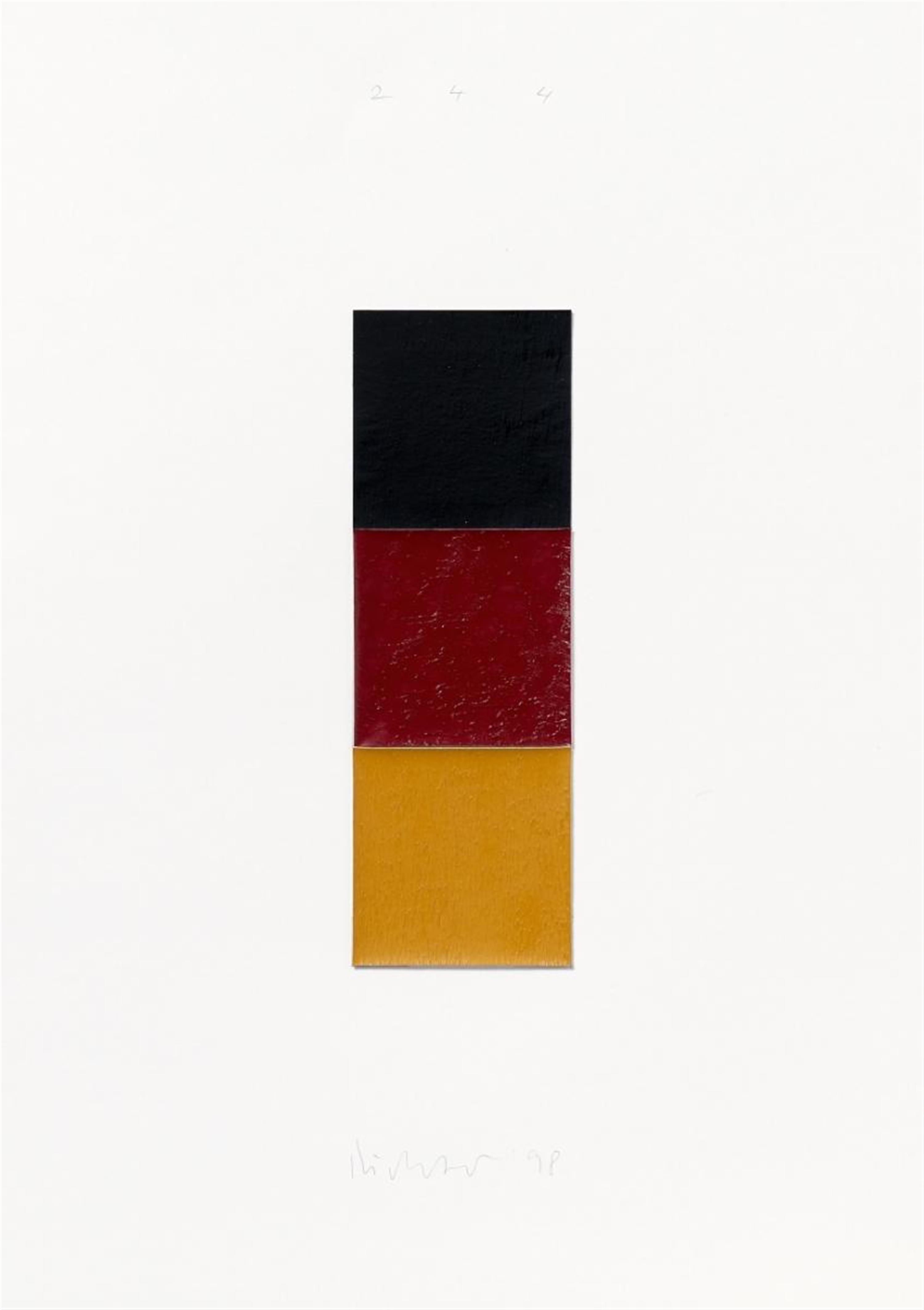 Gerhard Richter - Schwarz-rot-gold I (black-red-gold I) - image-1