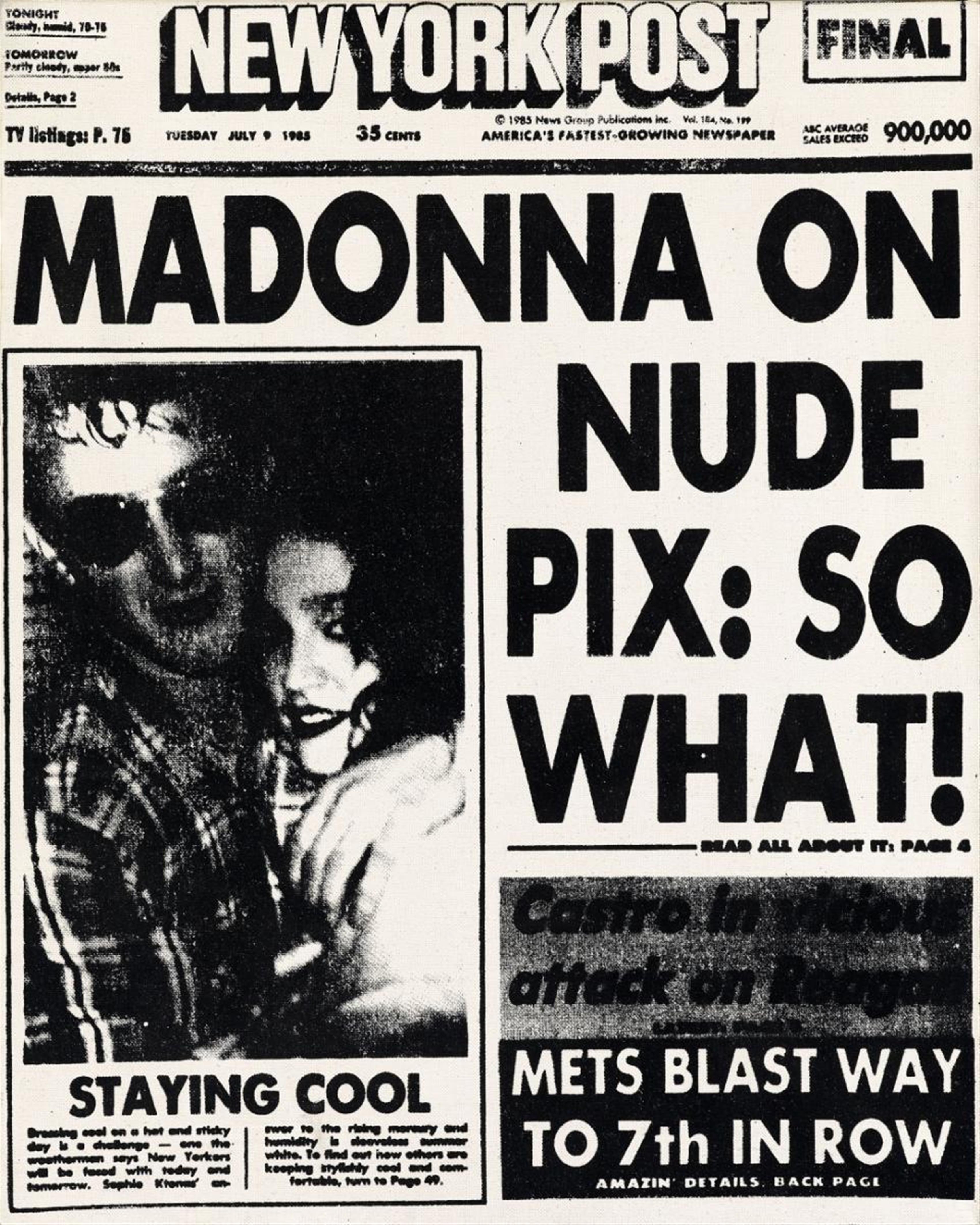 Andy Warhol - Madonna painting - image-1
