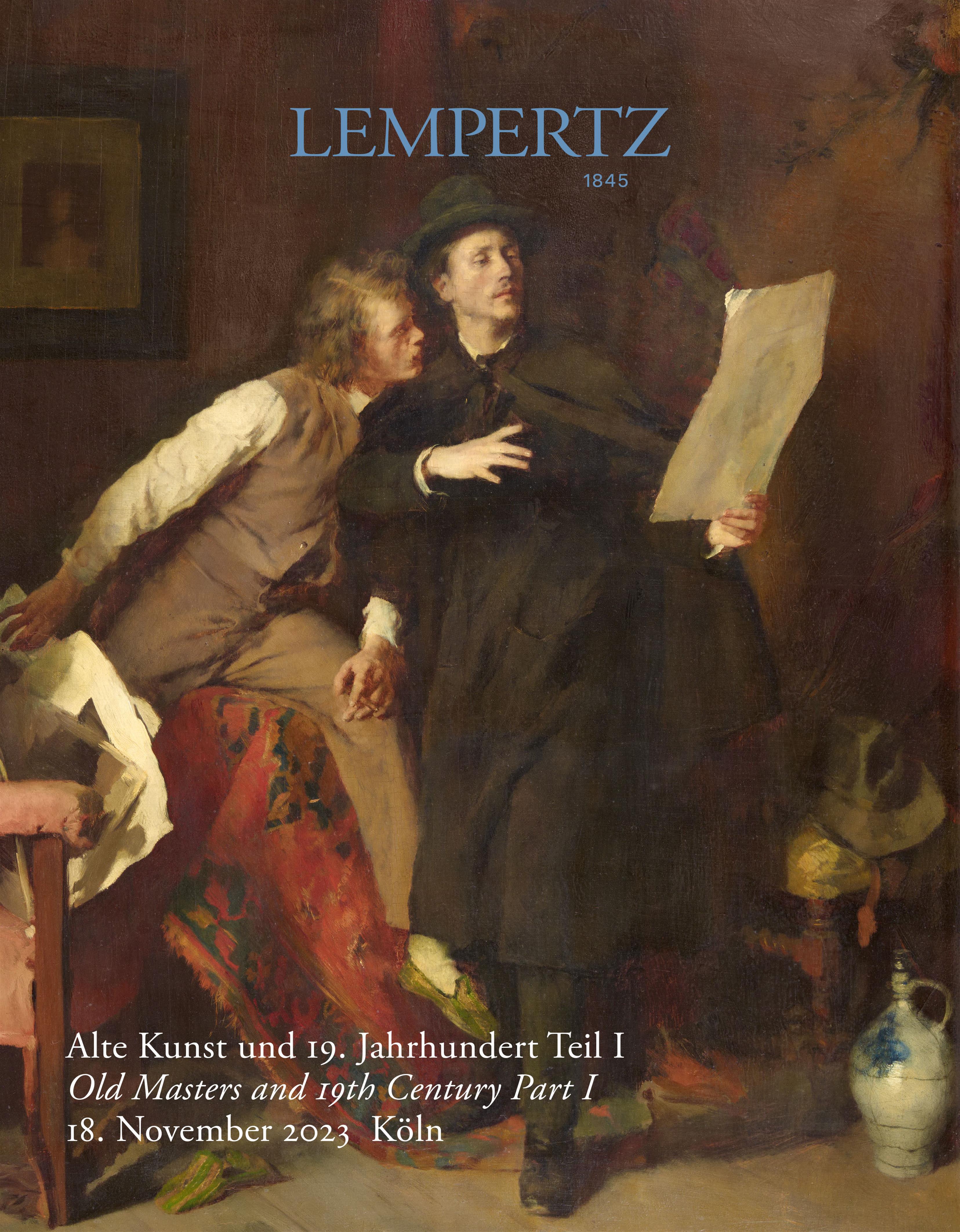 Auktionskatalog - Alte Kunst und 19. Jahrhundert, Teil I - Online Katalog - Auktion 1231 – Ersteigern Sie hochwertige Kunst in der nächsten Lempertz-Auktion!