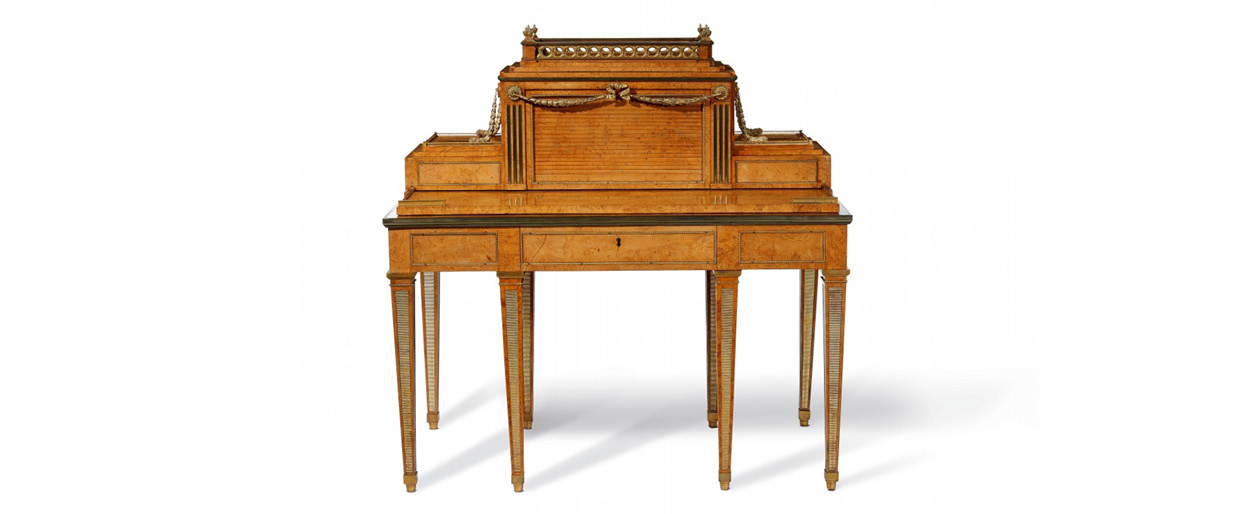 An imperial writing desk by David Roentgen
