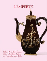 Auktion - Kunstgewerbe - Silber, Porzelan, Fayence - Online Katalog - Auktion 1230 – Ersteigern Sie hochwertige Kunst in der nächsten Lempertz-Auktion!
