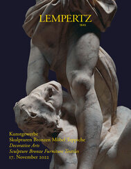 Auktion - Kunstgewerbe - Skulpturen Bronzen Möbel Teppiche - Online Katalog - Auktion 1208 – Ersteigern Sie hochwertige Kunst in der nächsten Lempertz-Auktion!
