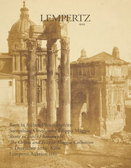 Auktion - Rom in frühen Photographien - Sammlung Orsola und Filippo Maggia - Online Katalog - Auktion 1161 – Ersteigern Sie hochwertige Kunst in der nächsten Lempertz-Auktion!