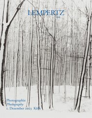 Auktion - Photographie - Online Katalog - Auktion 1232 – Ersteigern Sie hochwertige Kunst in der nächsten Lempertz-Auktion!