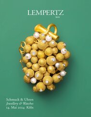 Auction - Jewellery and Watches - Online Catalogue - Auction 1243 – Purchase valuable works of art at the next Lempertz-Auction!