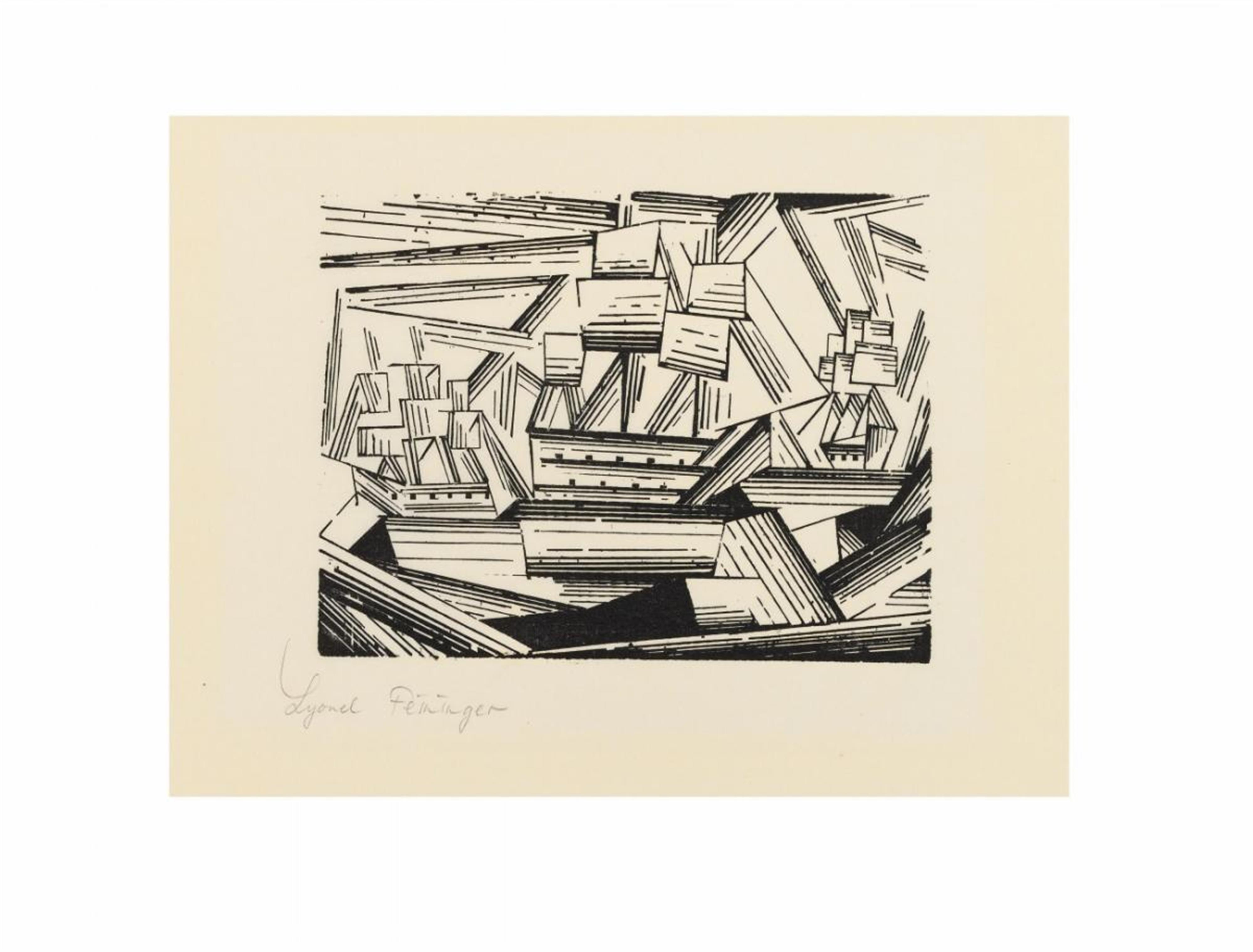 Lyonel Feininger - Kreuzende Segelschiffe, 2 - image-1