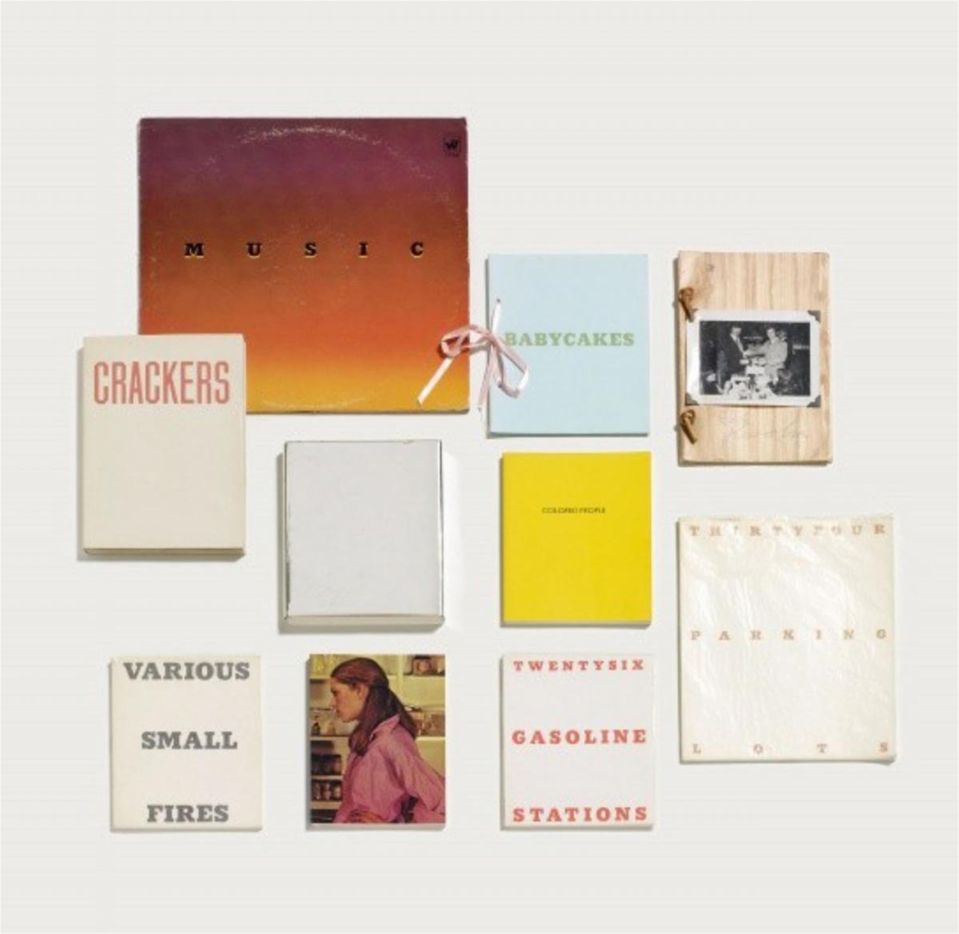 Ed Ruscha - Twentysix Gasoline Stations. Various Small Fires. The Sunset Strip. Thirtyfour Parking Lots. Business Cards. Crackers. Babycakes with weights. Colored People. Hard Light. Edward Ruscha, Prints and Publications. Joe Goode, Edward Ruscha. News Mews Pews... - image-1