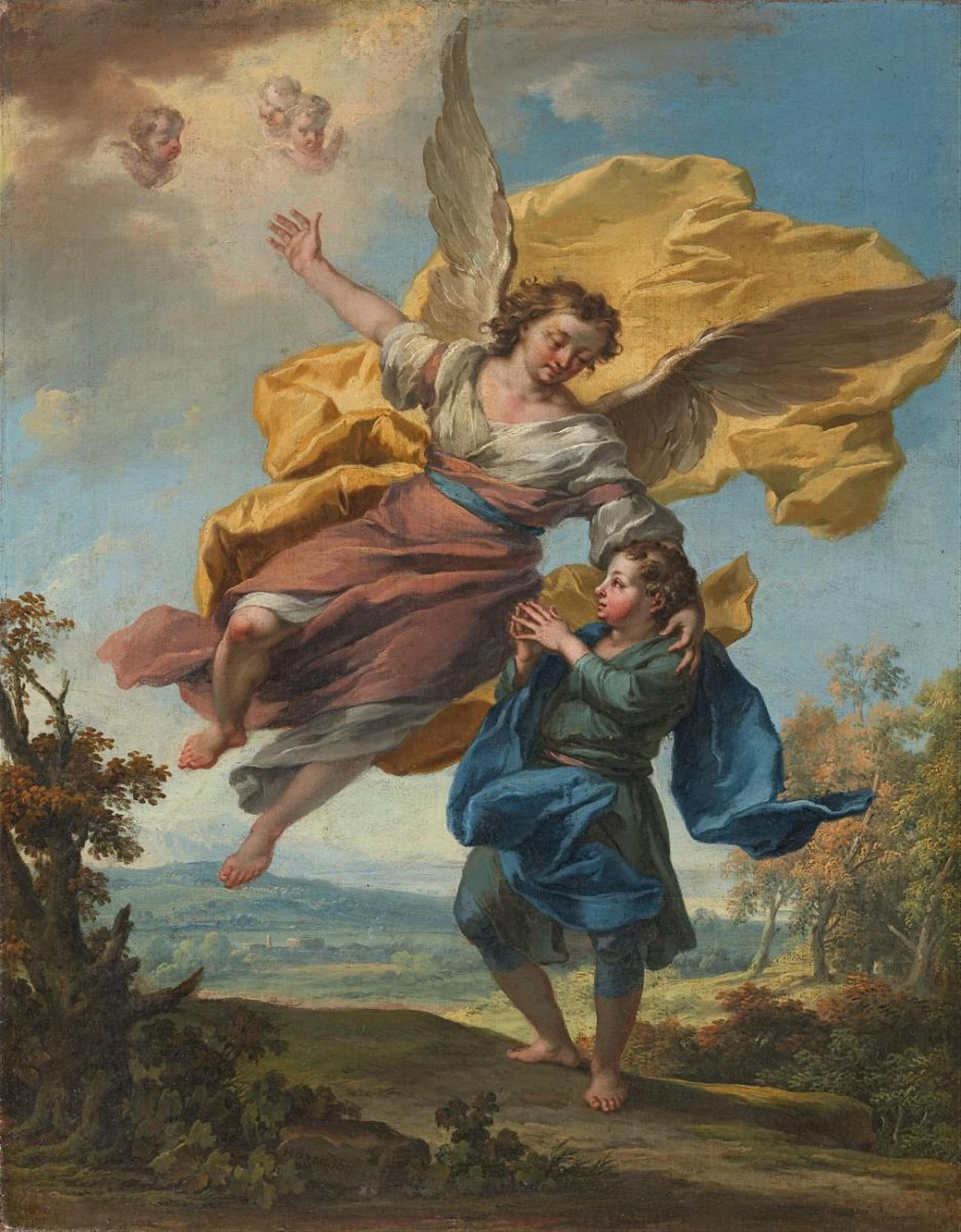 Johann Samuel Hötzendorf - TWO SCENES WITH TOBIAS AND THE ANGEL - image-2
