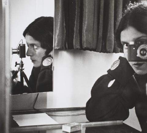 Ilse Bing - Self portrait with Leica
