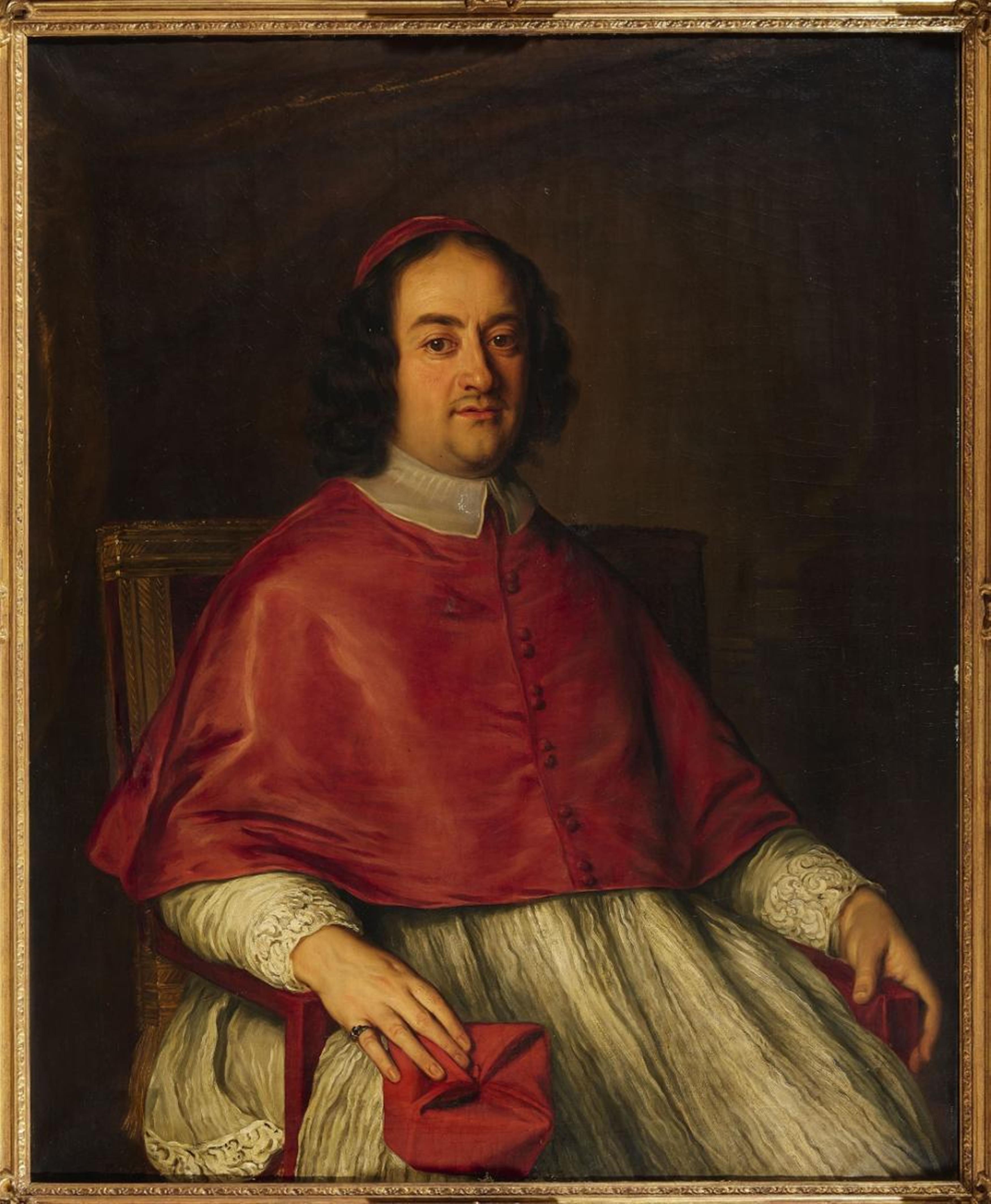 Jacob-Ferdinand Voet, copy after - Portrait of Cardinal Decio Azzolino - image-1
