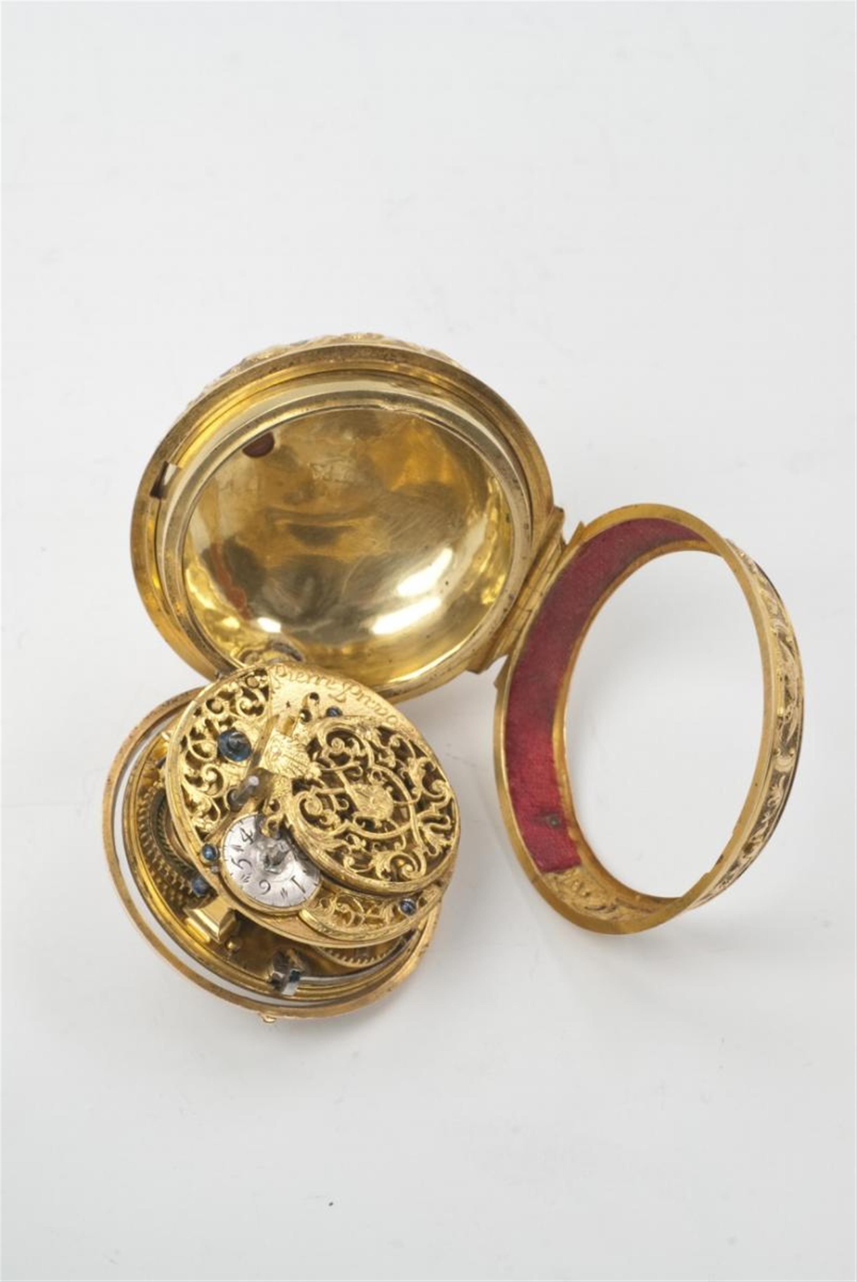 Goldene Louis XV-Taschenuhr - image-1