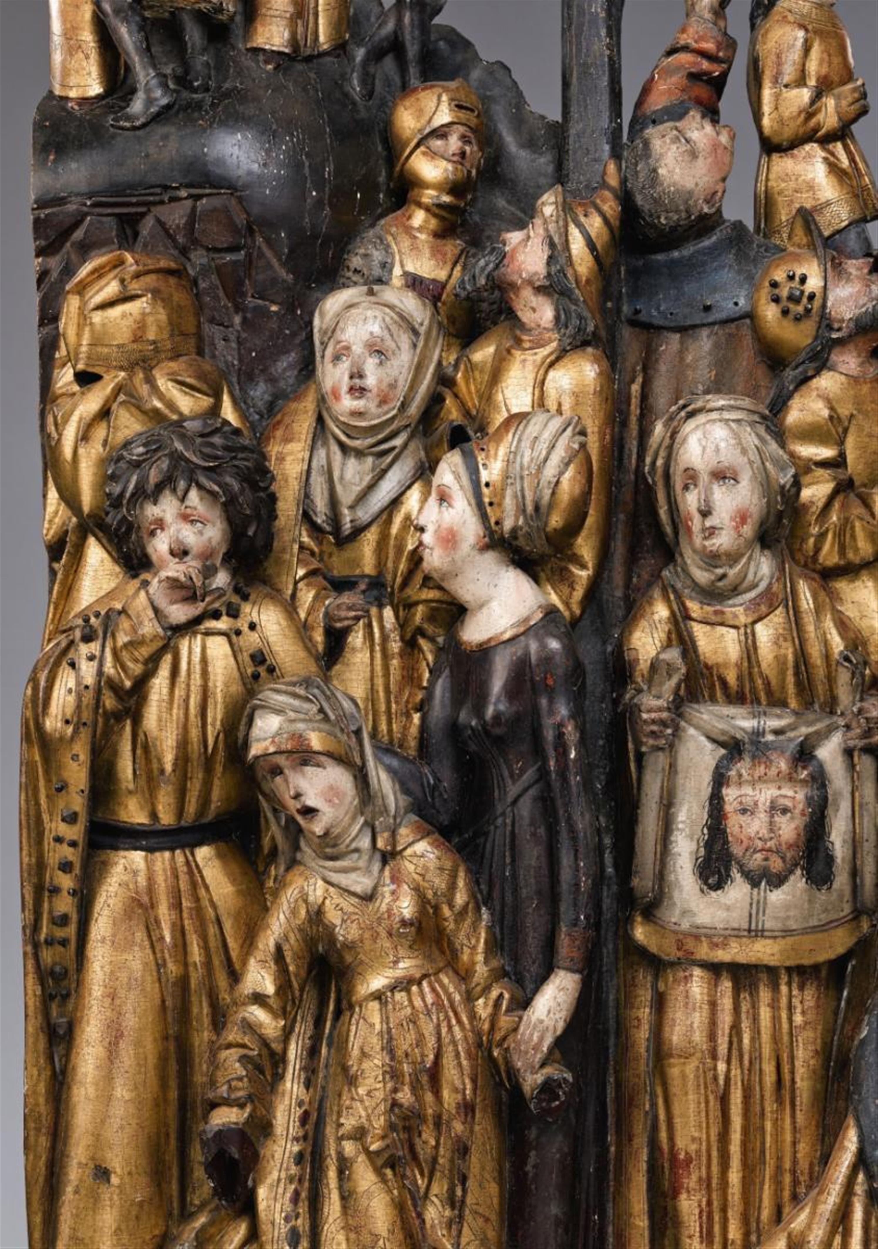 Sachsen um 1500/1510 - Trauergruppe aus einem Kalvarienberg - image-2