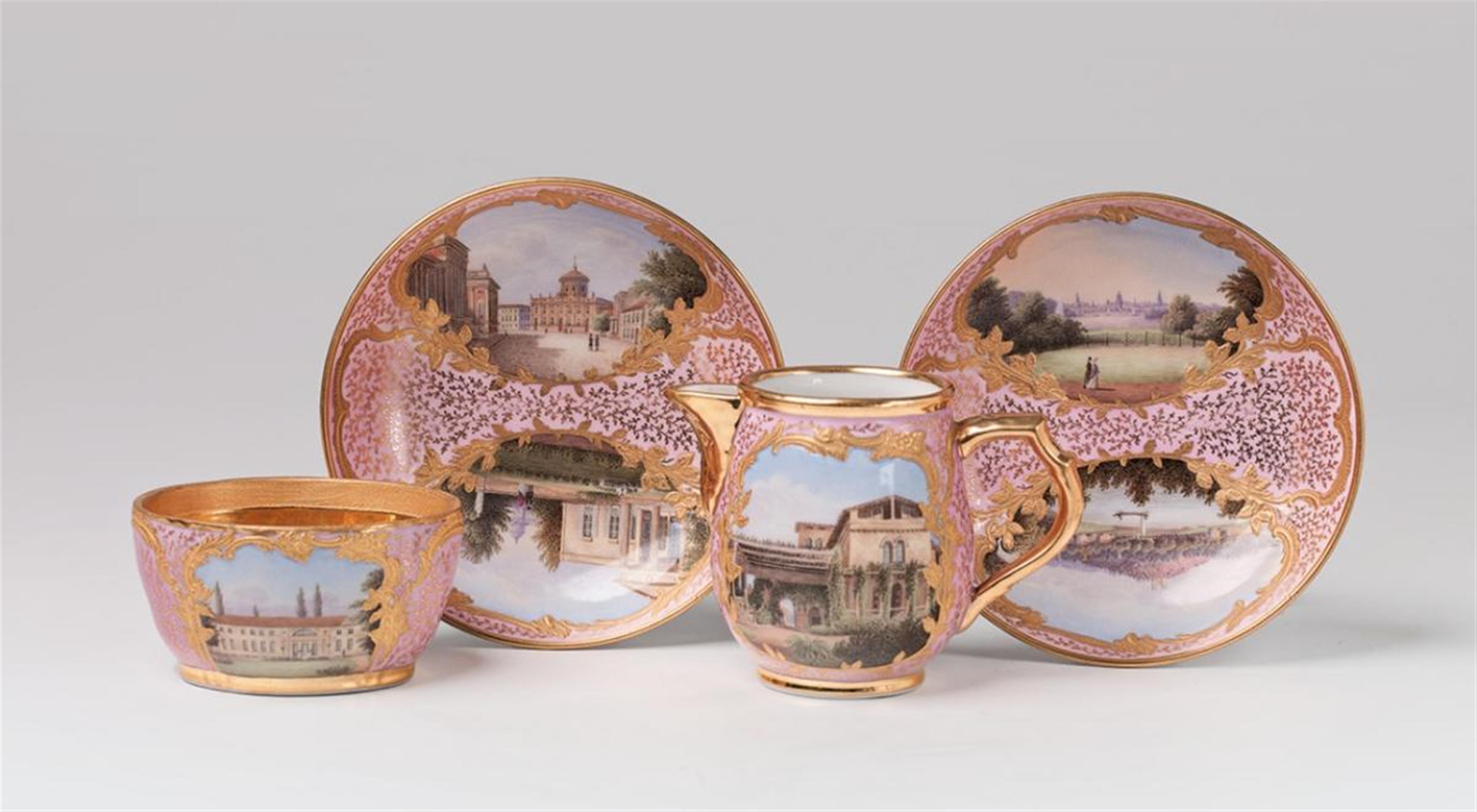 An assorted lot of KPM crockery with views of Potsdam. - image-1