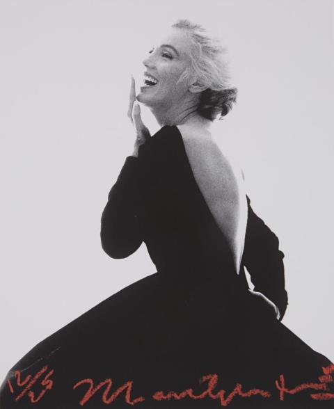 Bert Stern - Marilyn in black dress