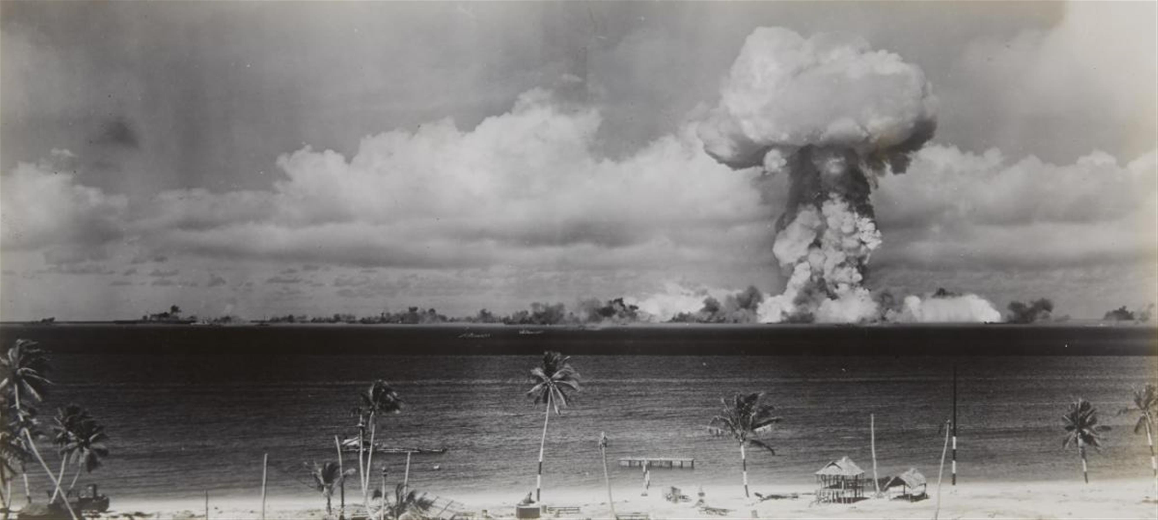 Joint Army Task Force One Photo - Untitled (Underwater atomic bomb, Bikini Atoll, 9 July 1946) - image-1