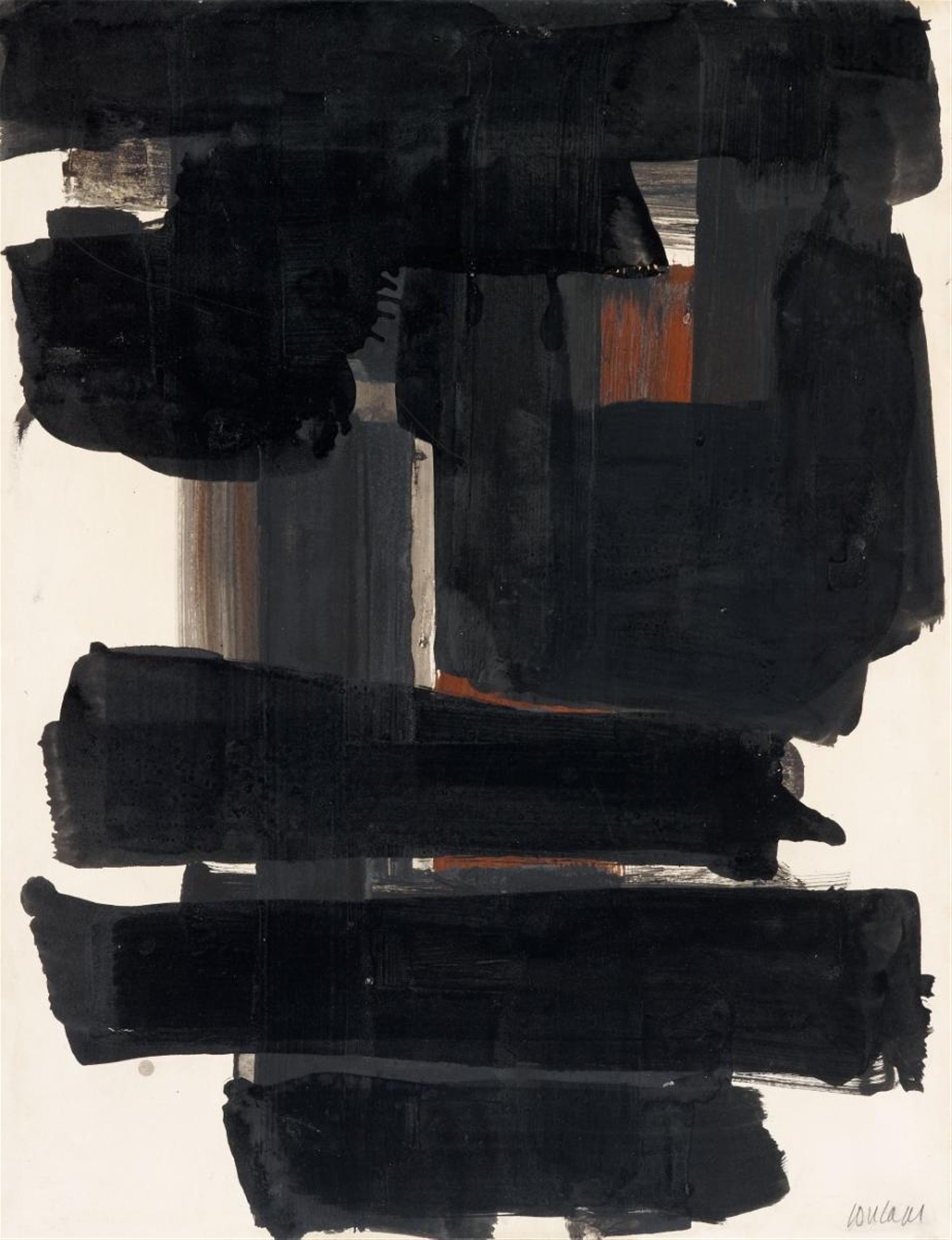 Pierre Soulages - Untitled