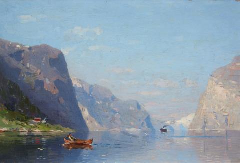 Georg Anton Rasmussen - Two Norwegian Fjord Landscapes