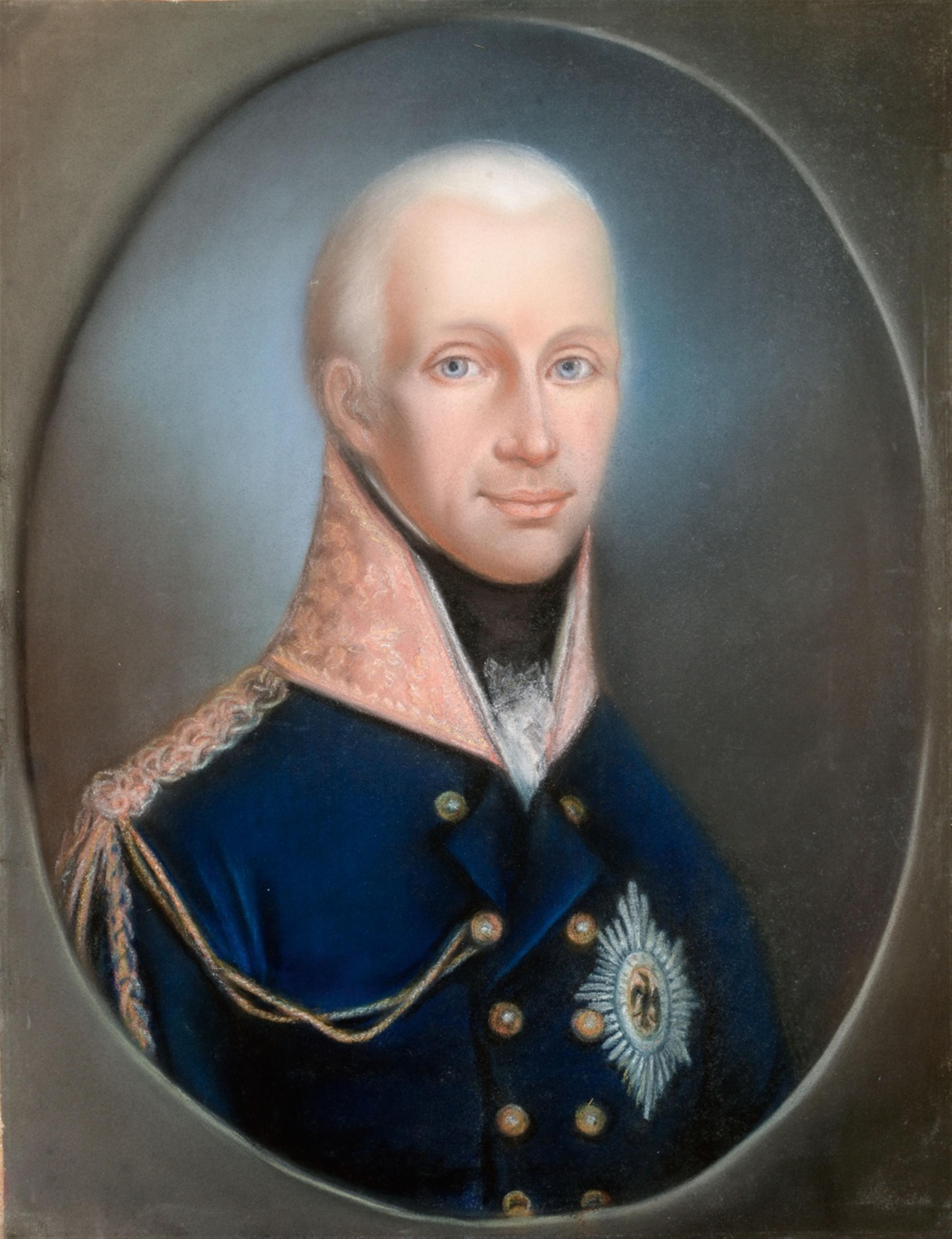 Deutscher Meister um 1800 - Zwei Porträts: Friedrich Wilhelm III. und Königin Luise - image-1