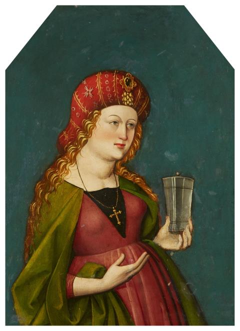 Oberrheinischer Meister um 1500 - Heilige Magdalena