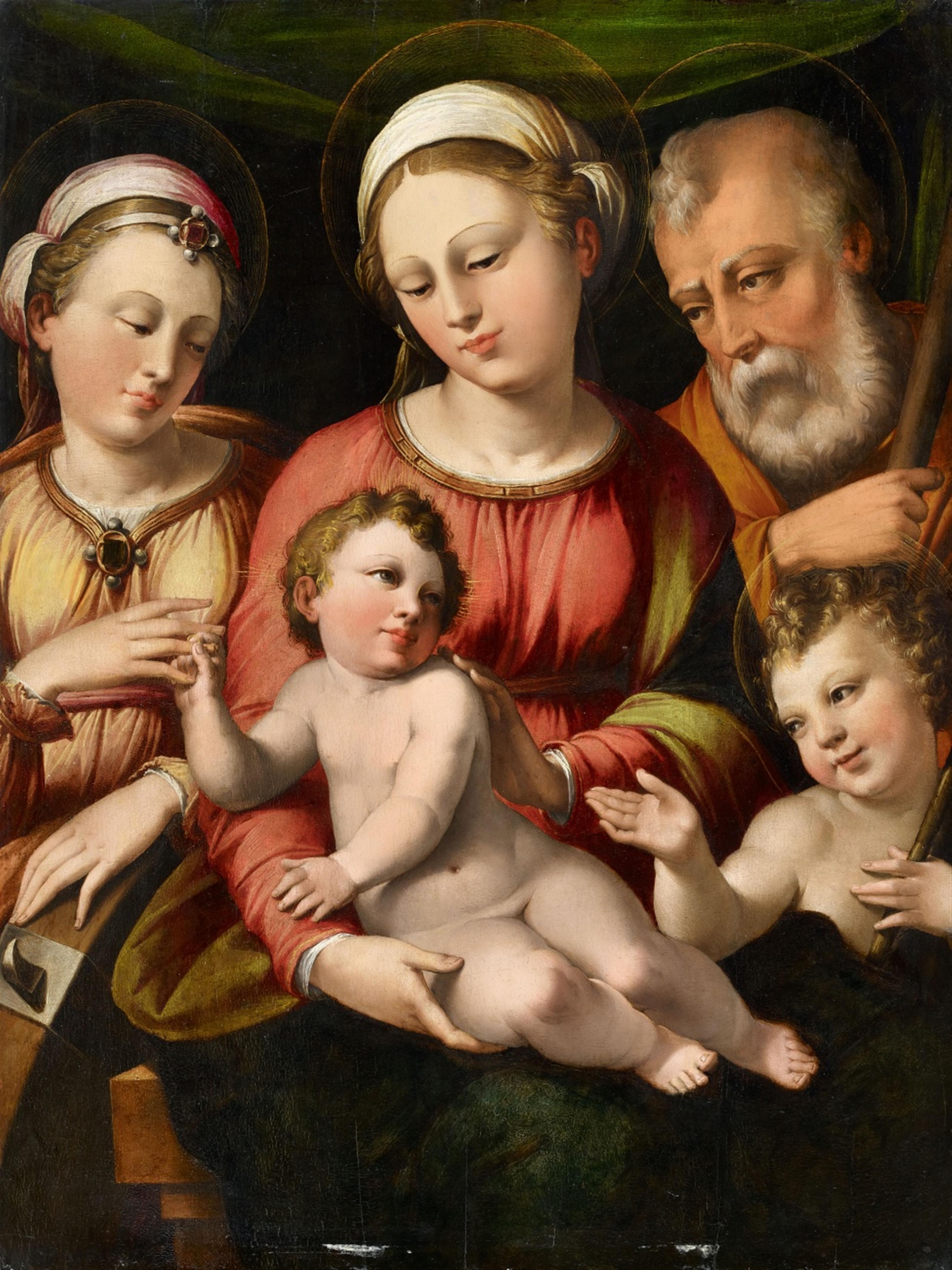 Innocenzo Francucci, called Innocenzo da Imola - The Mystical Marriage of Saint Catherine