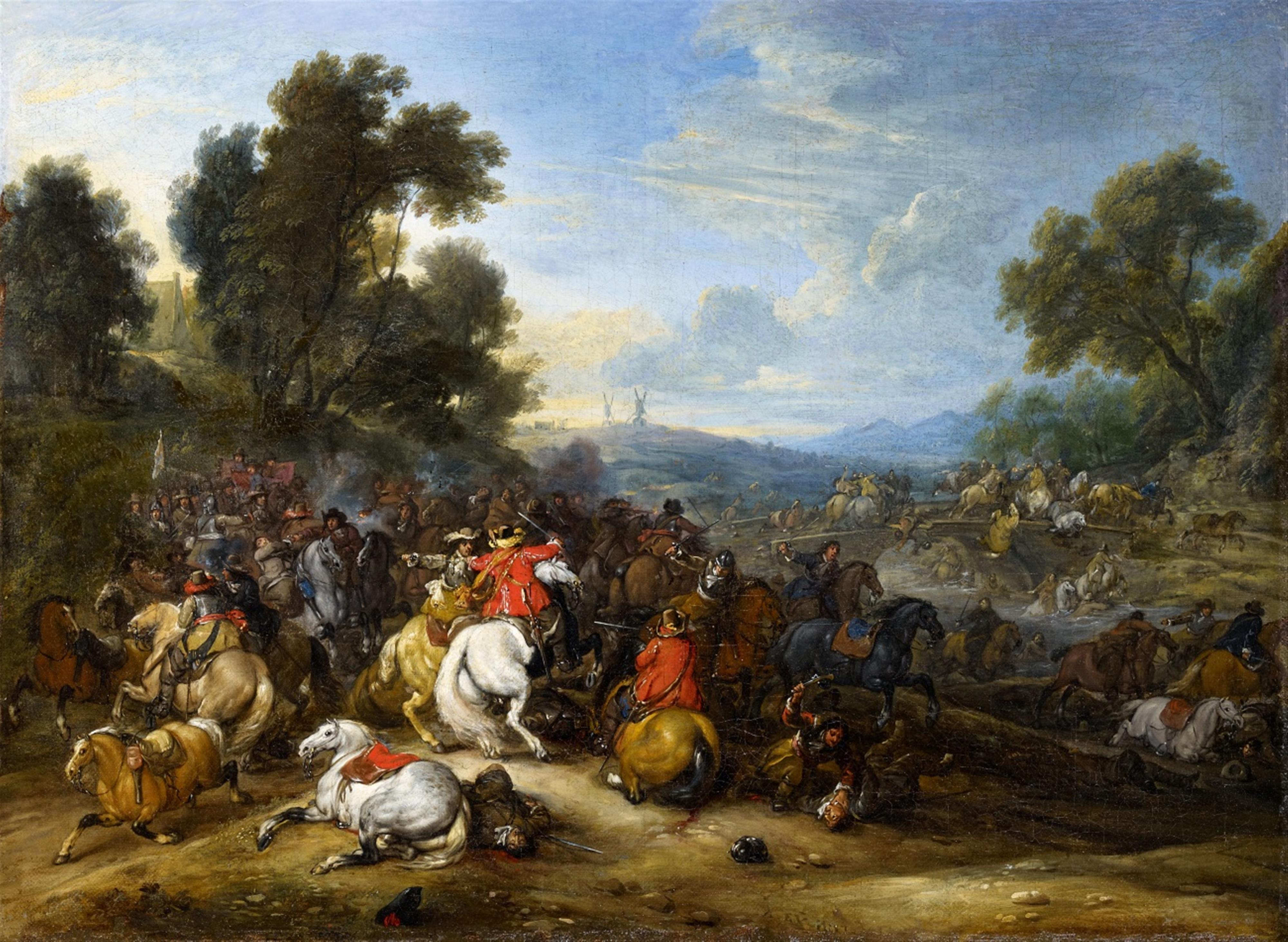 Adam Frans van der Meulen - A Cavalry Battle