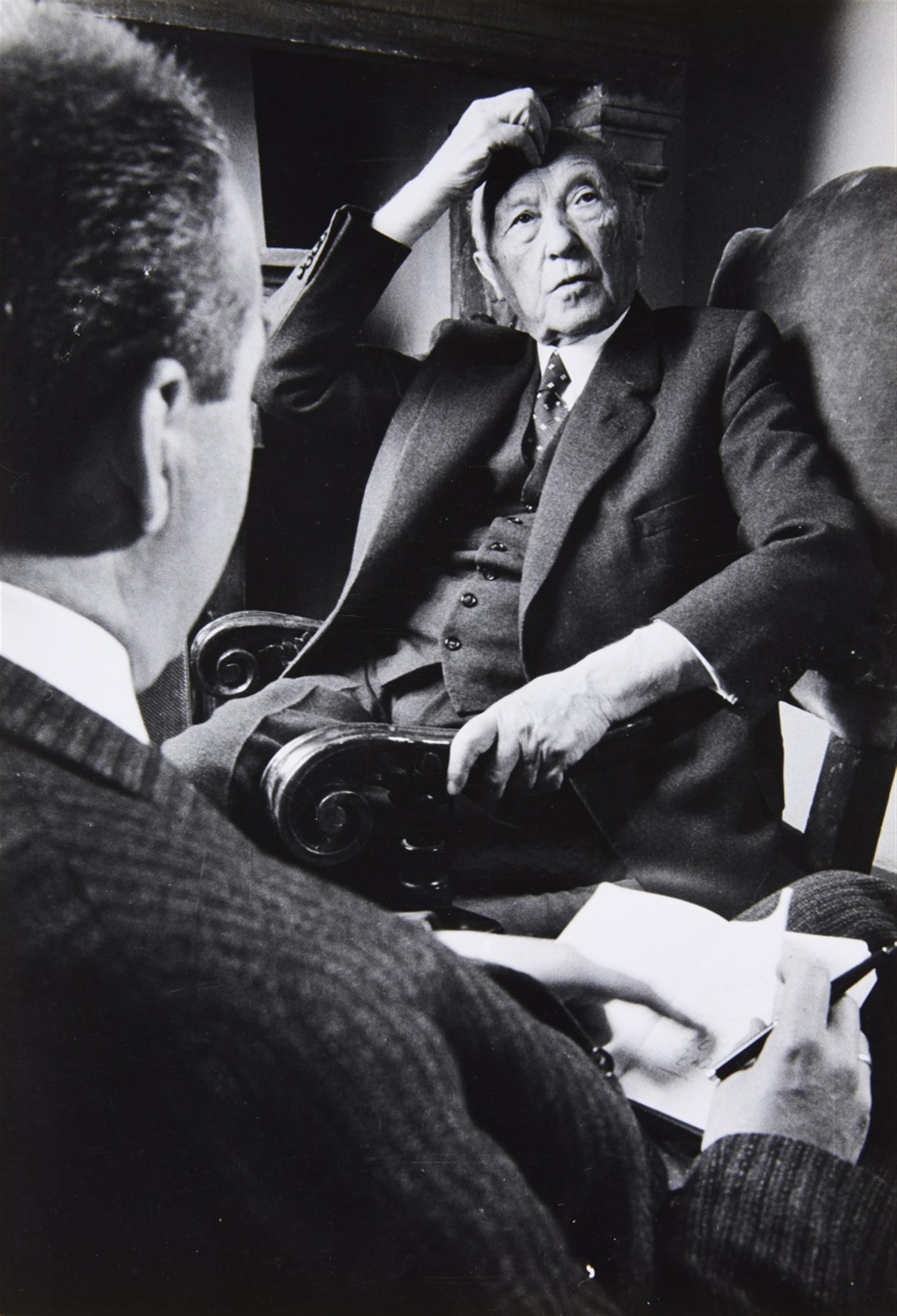 Will McBride - Konrad Adenauer im Gespräch mit Udo Wüst in Cadenabbia - image-2