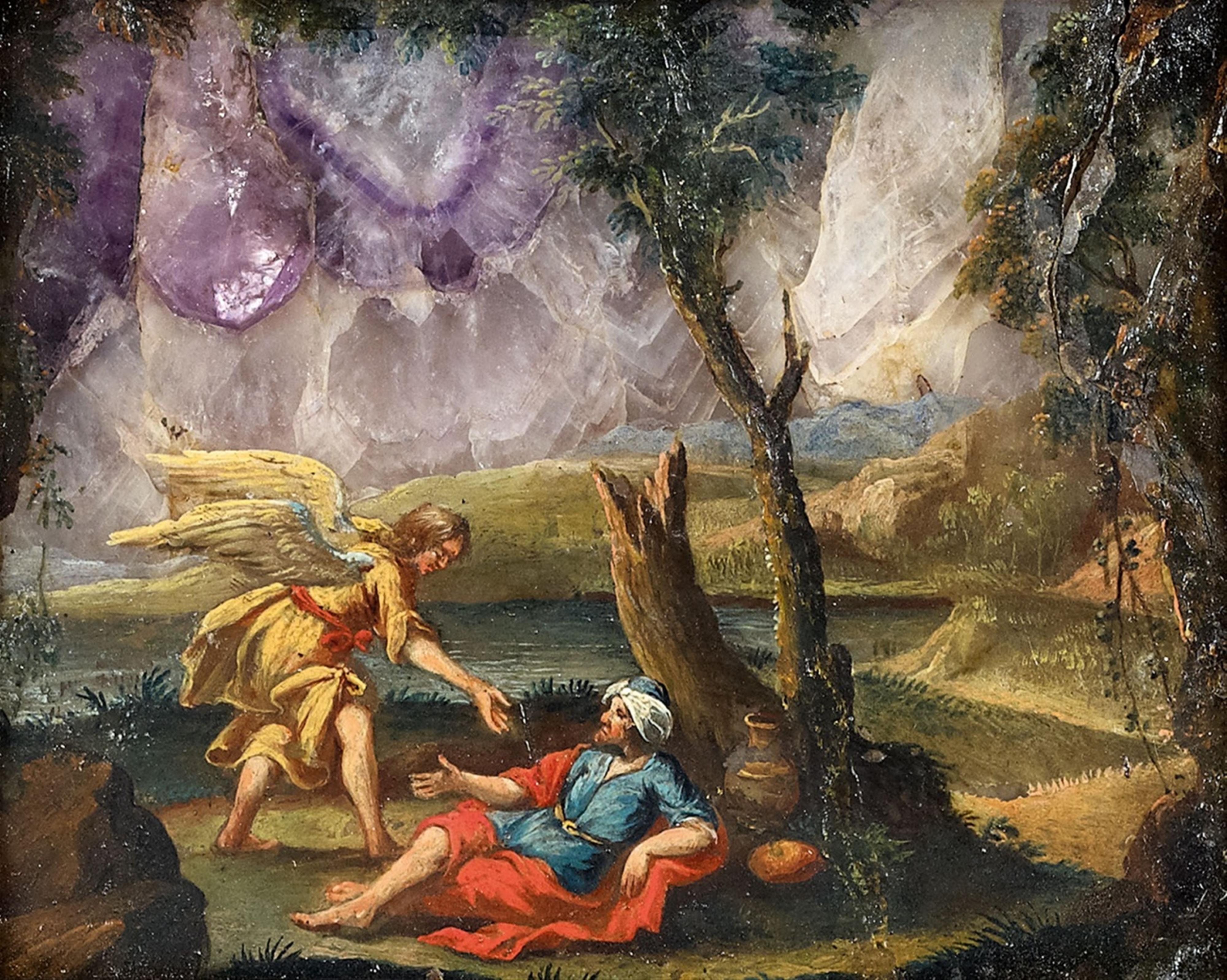 Italian School of the early 17th century - Elijah and the Angel - image-1