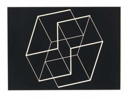 Josef Albers - Strukturale Konstellation SV-3 (Aus: Édition MAT Collection 59/60)