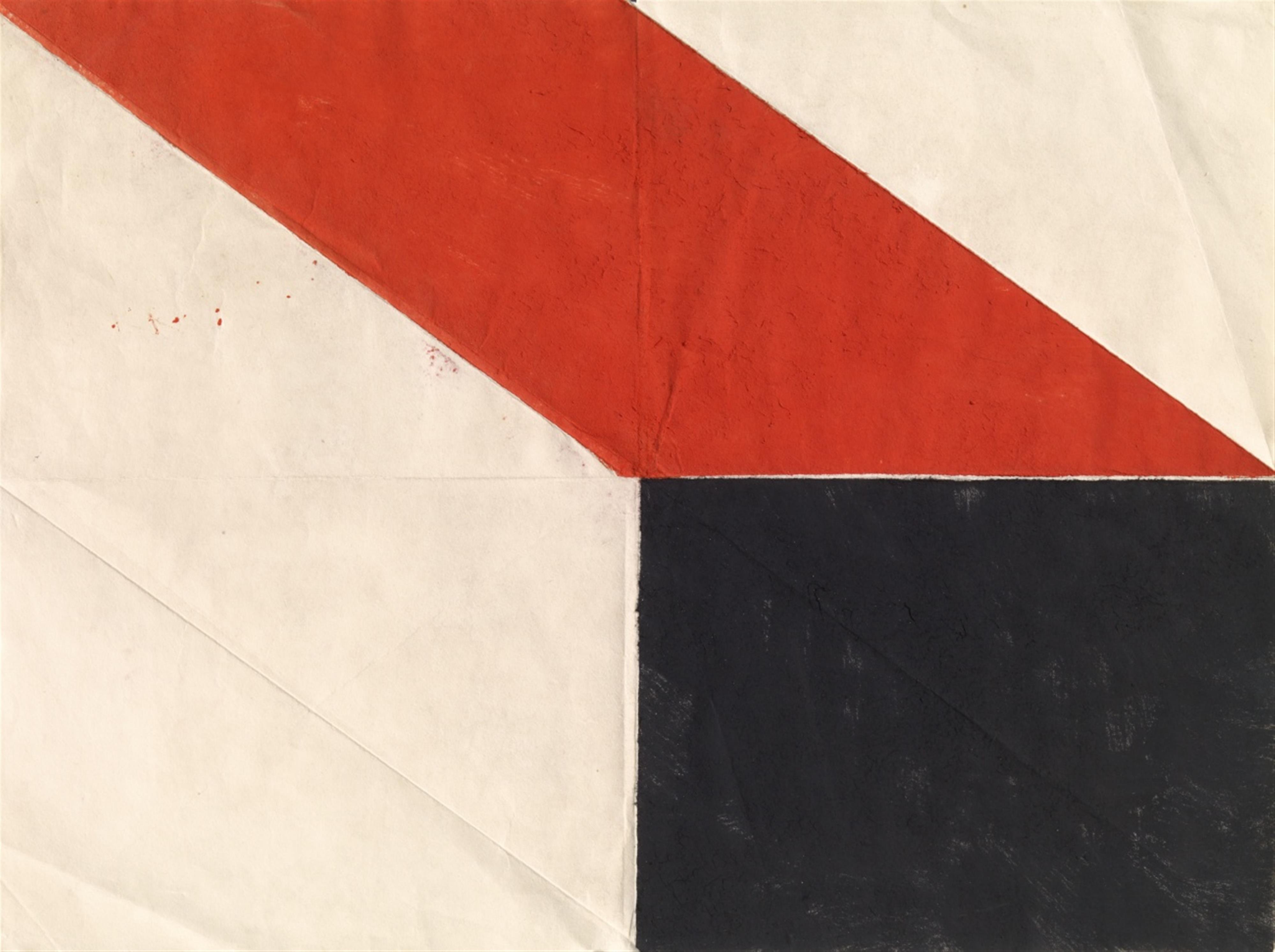 Hermann Glöckner - Schwarz und rot, diagonal - image-1