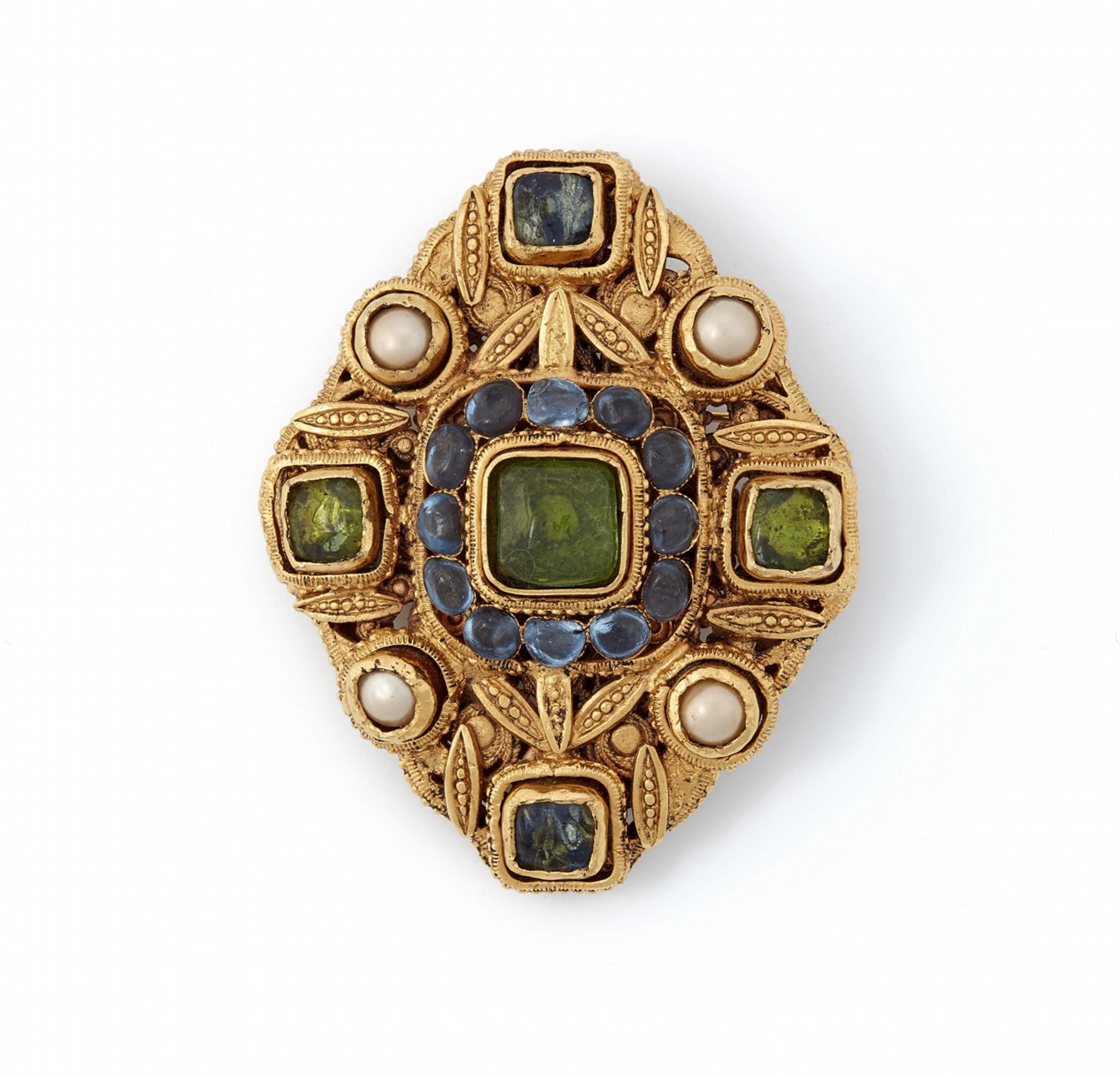 A Gripoix for Chanel coloured stone brooch, Autumn 1998 - image-1