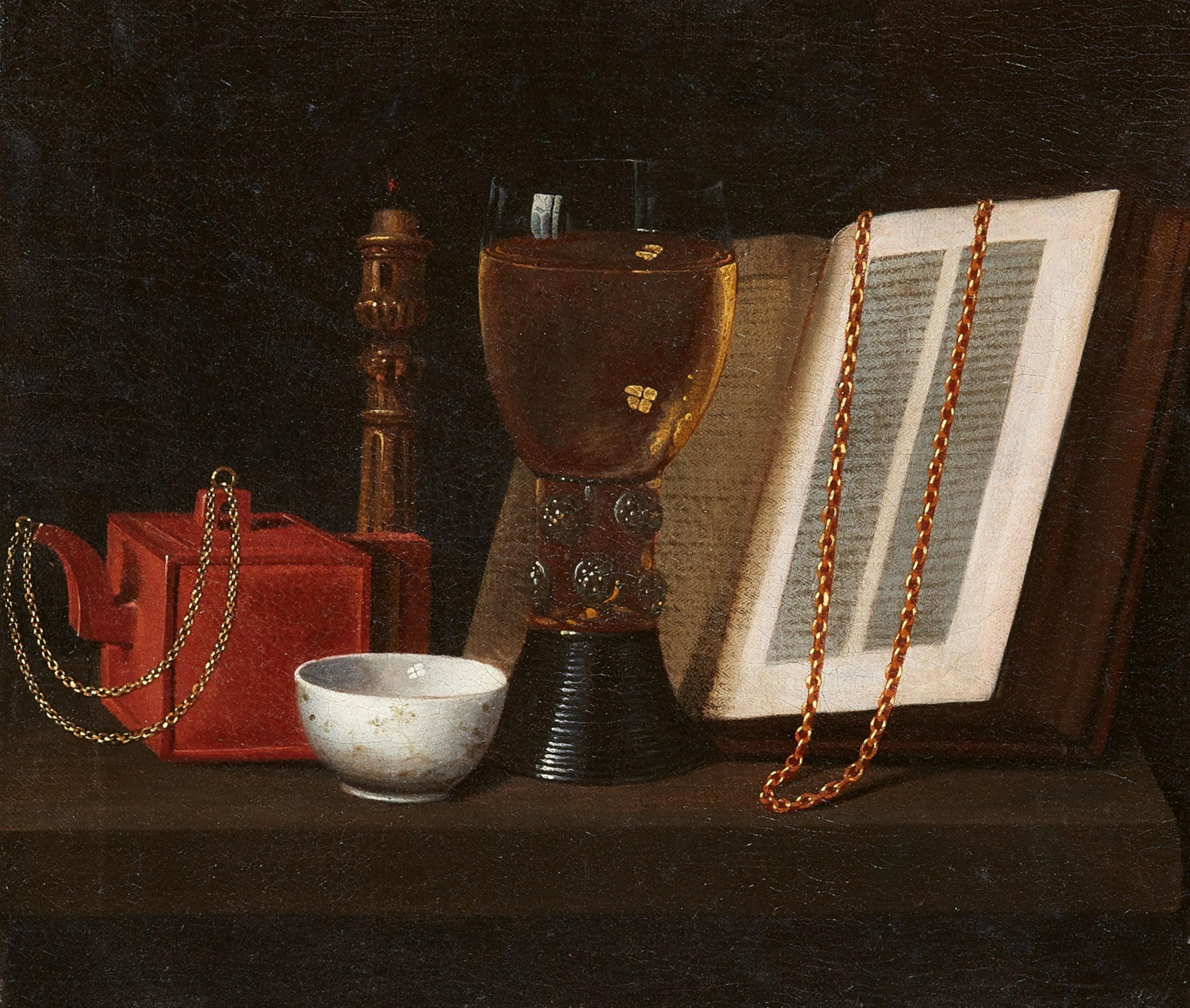 Pieter Gerritsz. van Roestraeten, follower of - Stilll Life with a Rummer