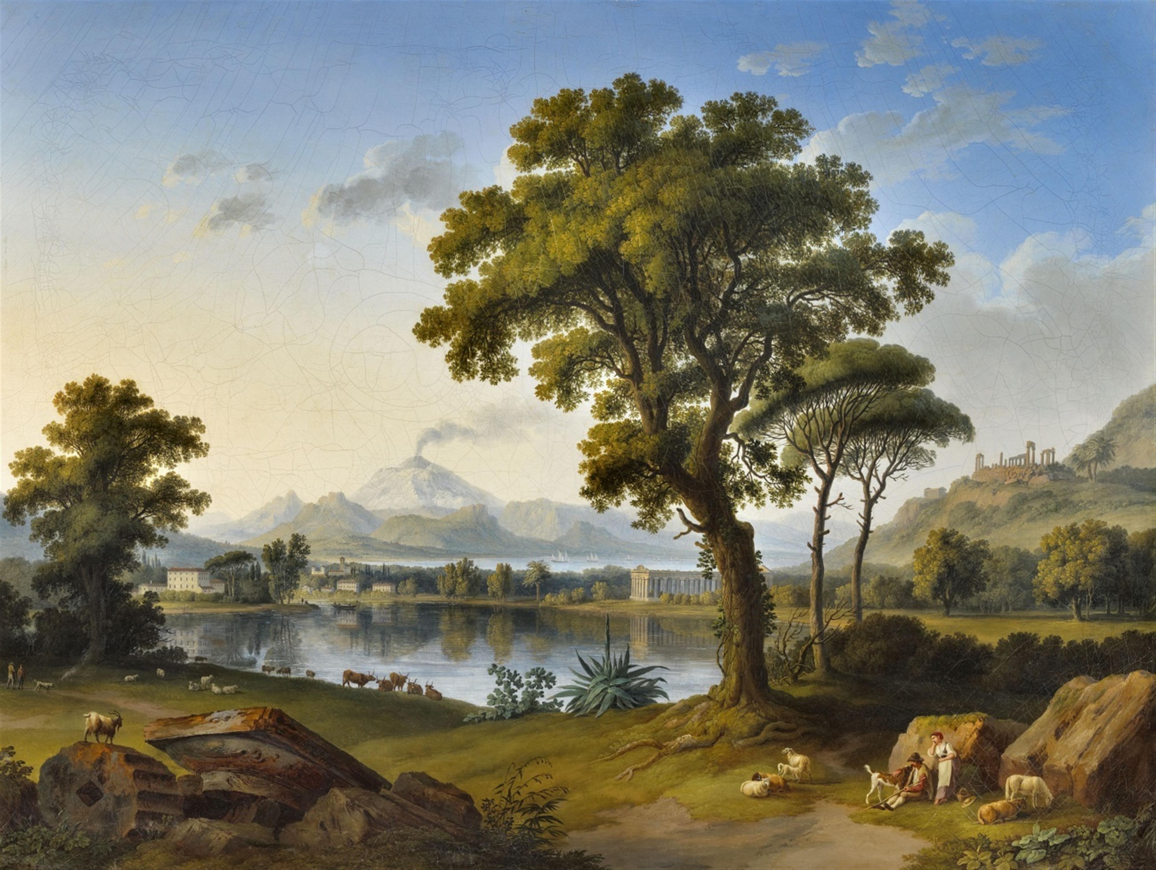 Jacob Philipp Hackert - Landschaft mit sizilianischen Tempeln - image-1