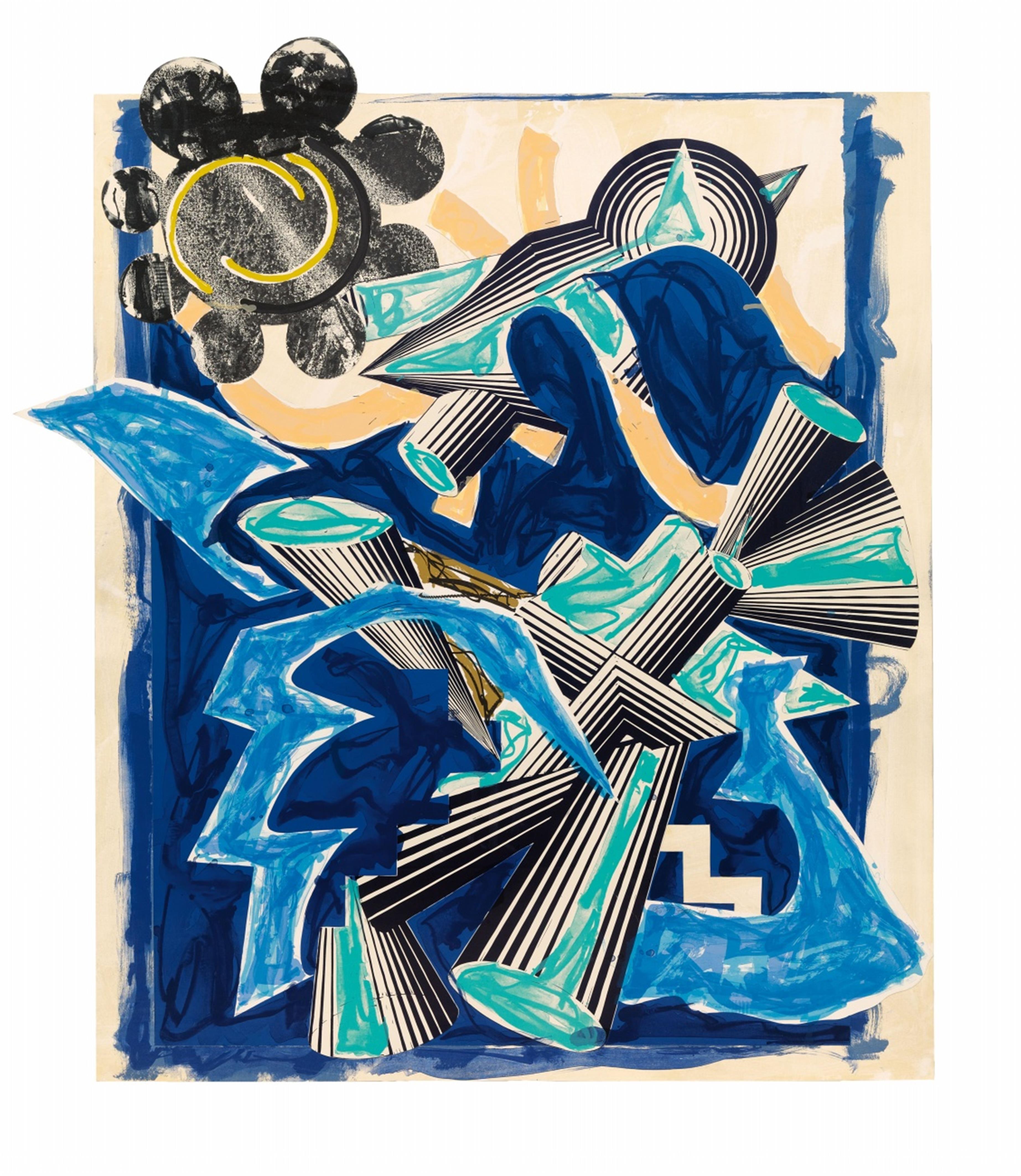 Frank Stella - B. Had Gadya. Illustrations after El Lissitzky’s Had Gadya - image-1