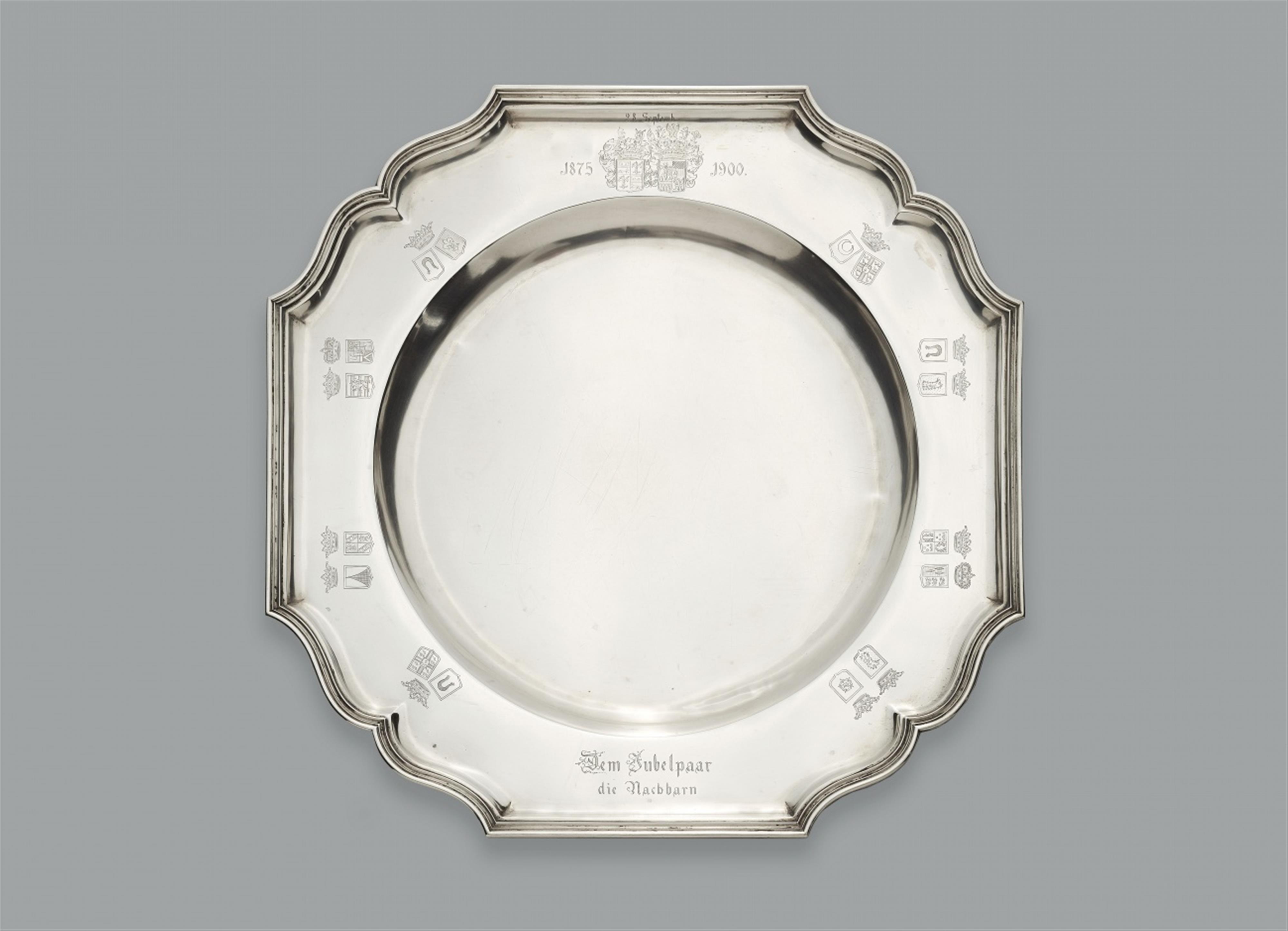 A large Münster silver tray - image-1
