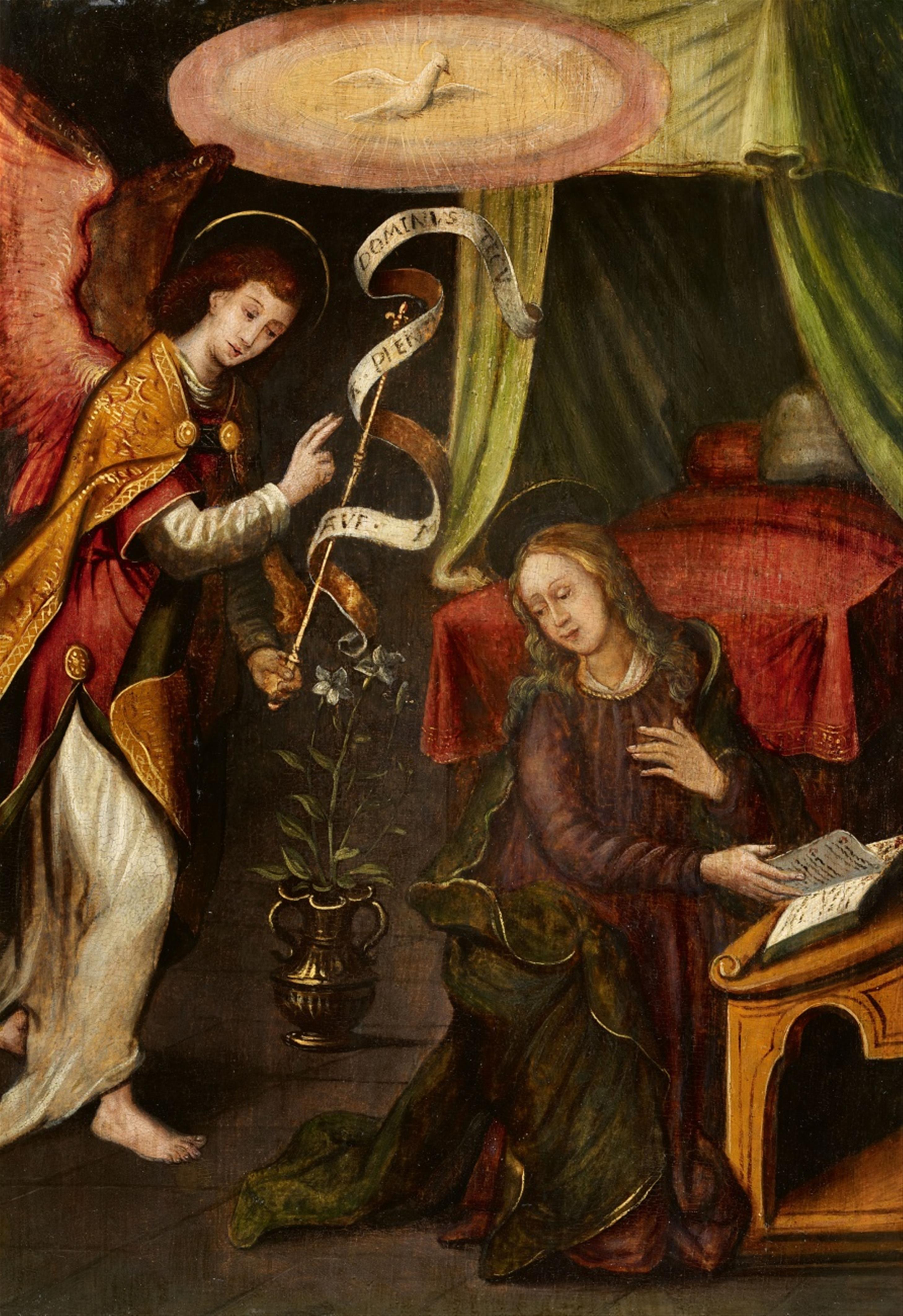 Niederländischer Meister frühes 16. Jahrhundert - Verkündigung an Maria - image-1