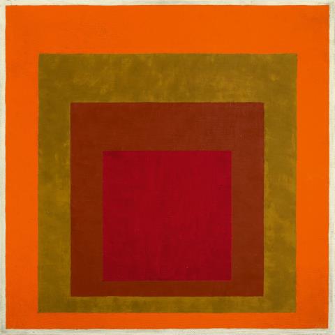 Josef Albers - Study to Homage to the Square: Warm Welcom