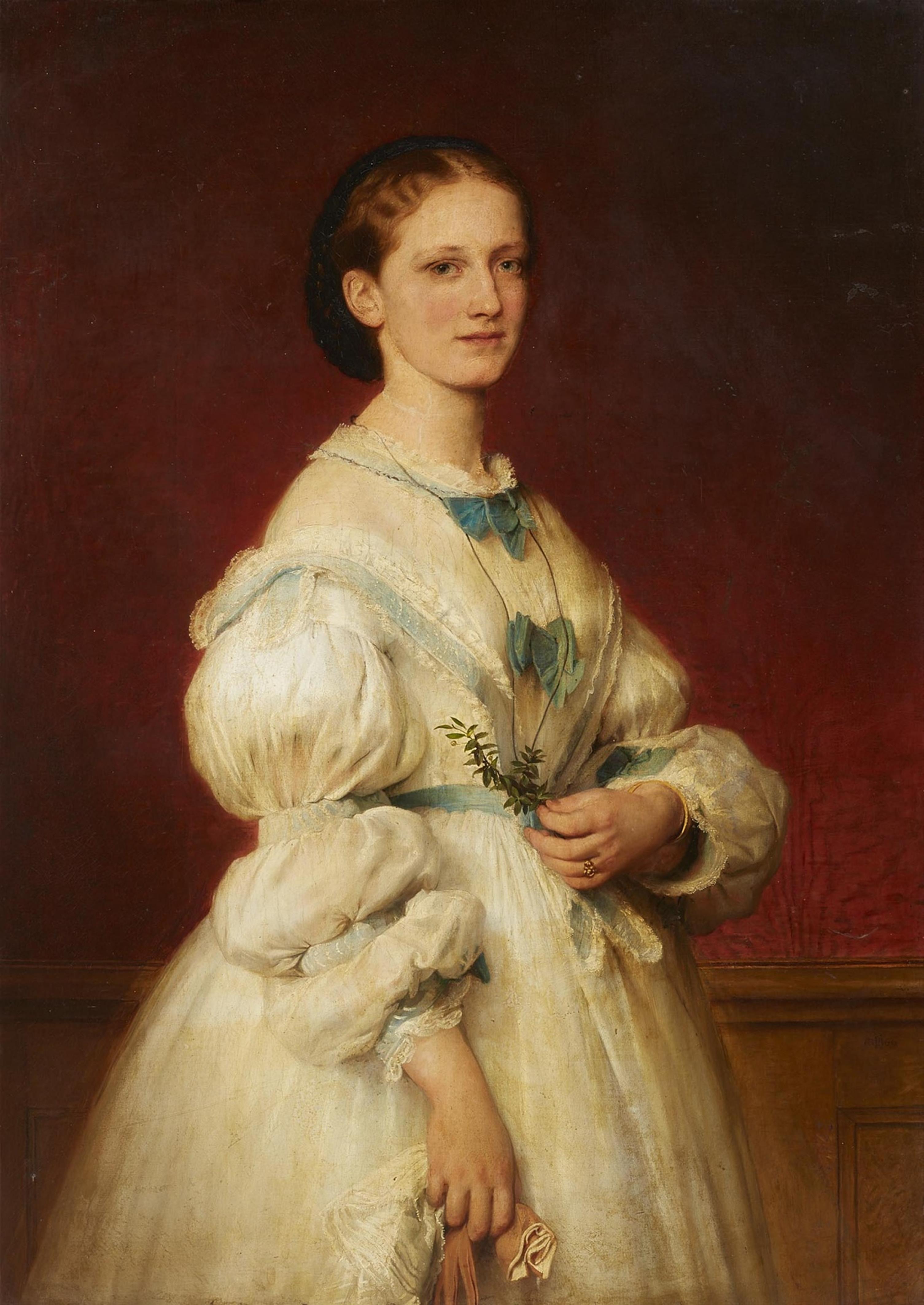 Eduard Bendemann - Portrait der Tochter Marie Euler