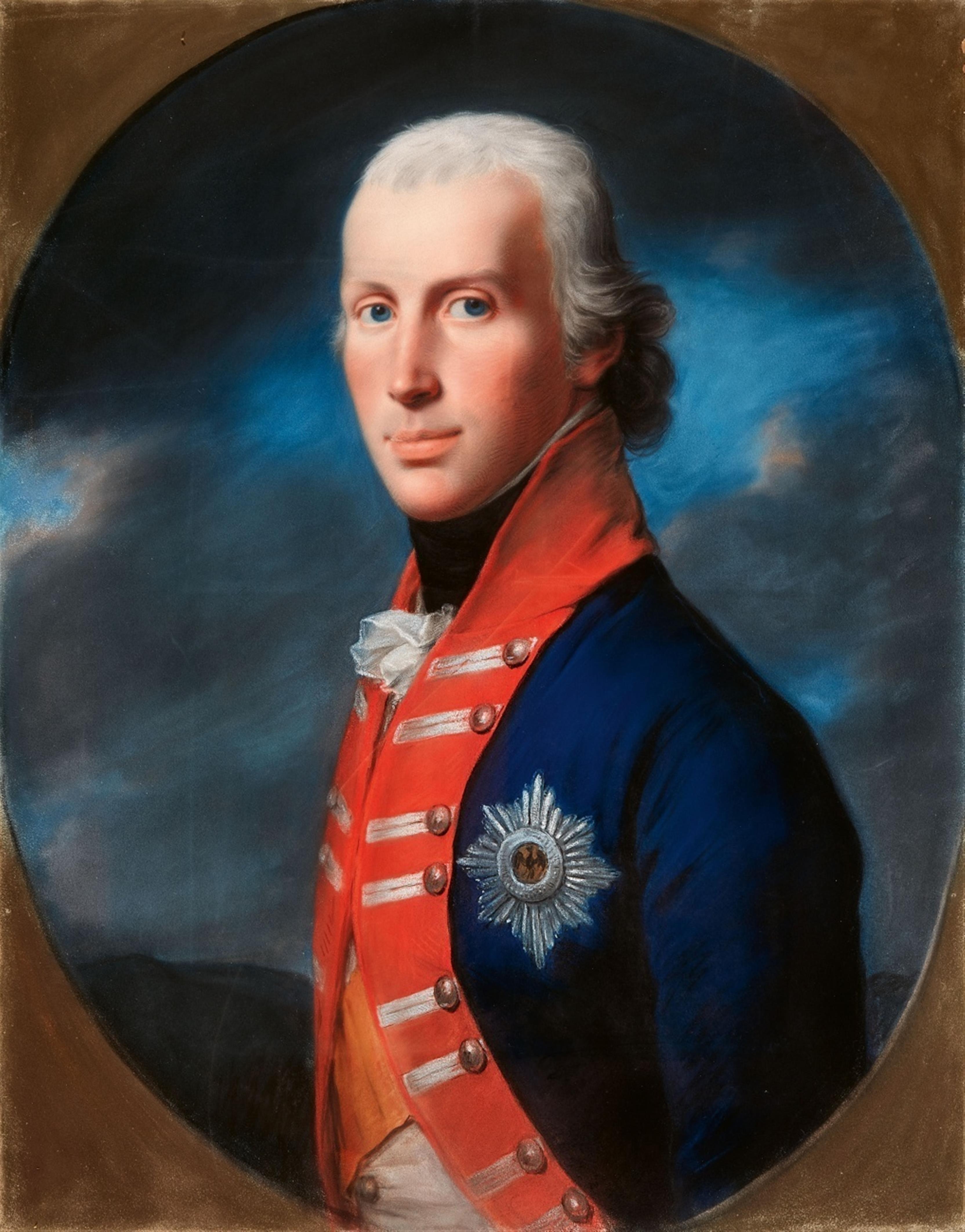 Johann Heinrich Schröder, attributed to - Portrait of Crown Prince Frederick William III of Prussia - image-1
